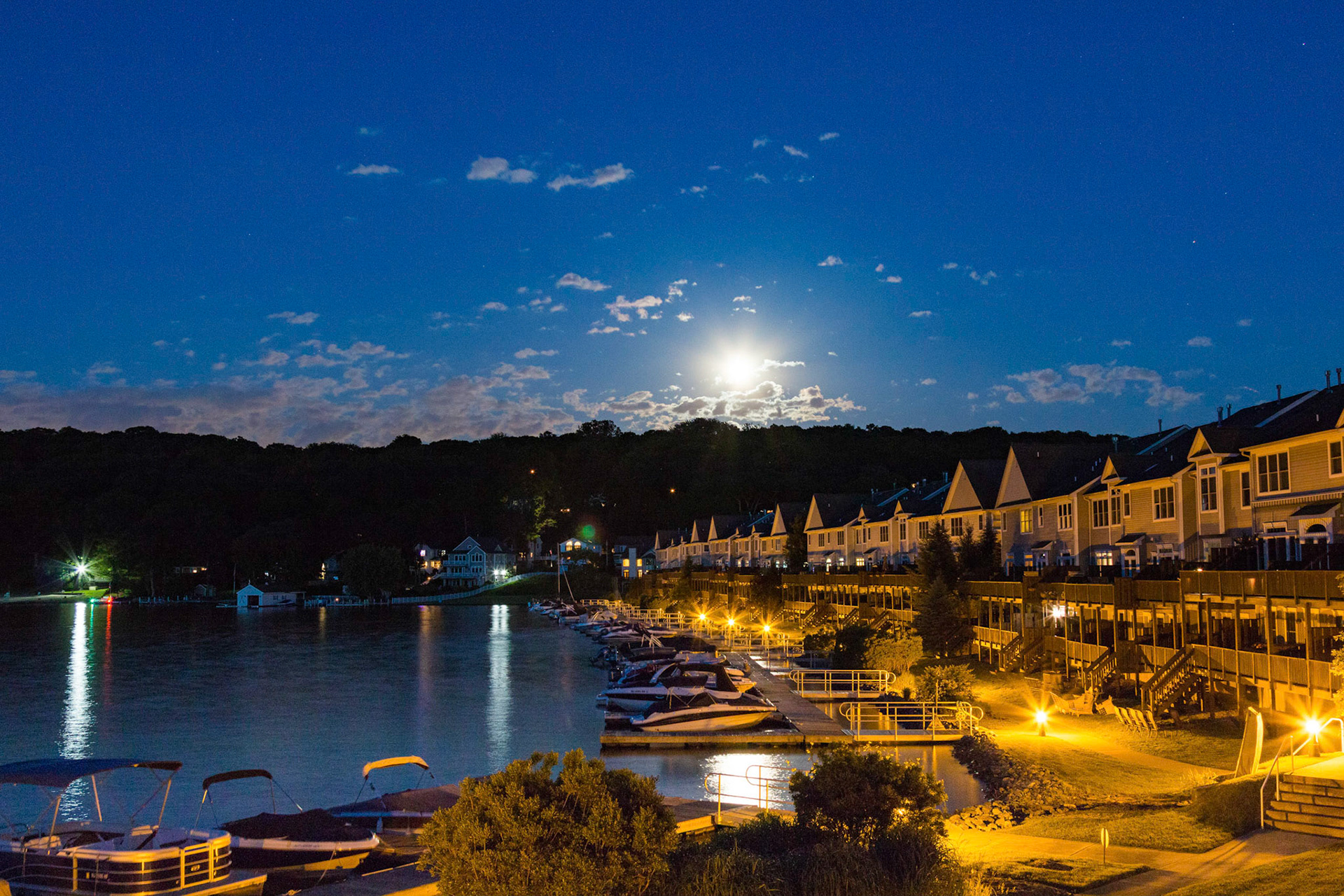 Moonrise Over Lake Hopatcong