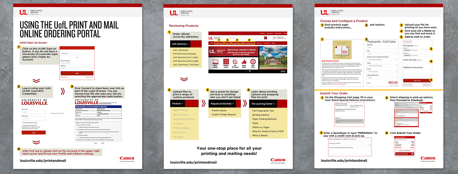 University of Louisville Print and Mail Services Ordering Guide