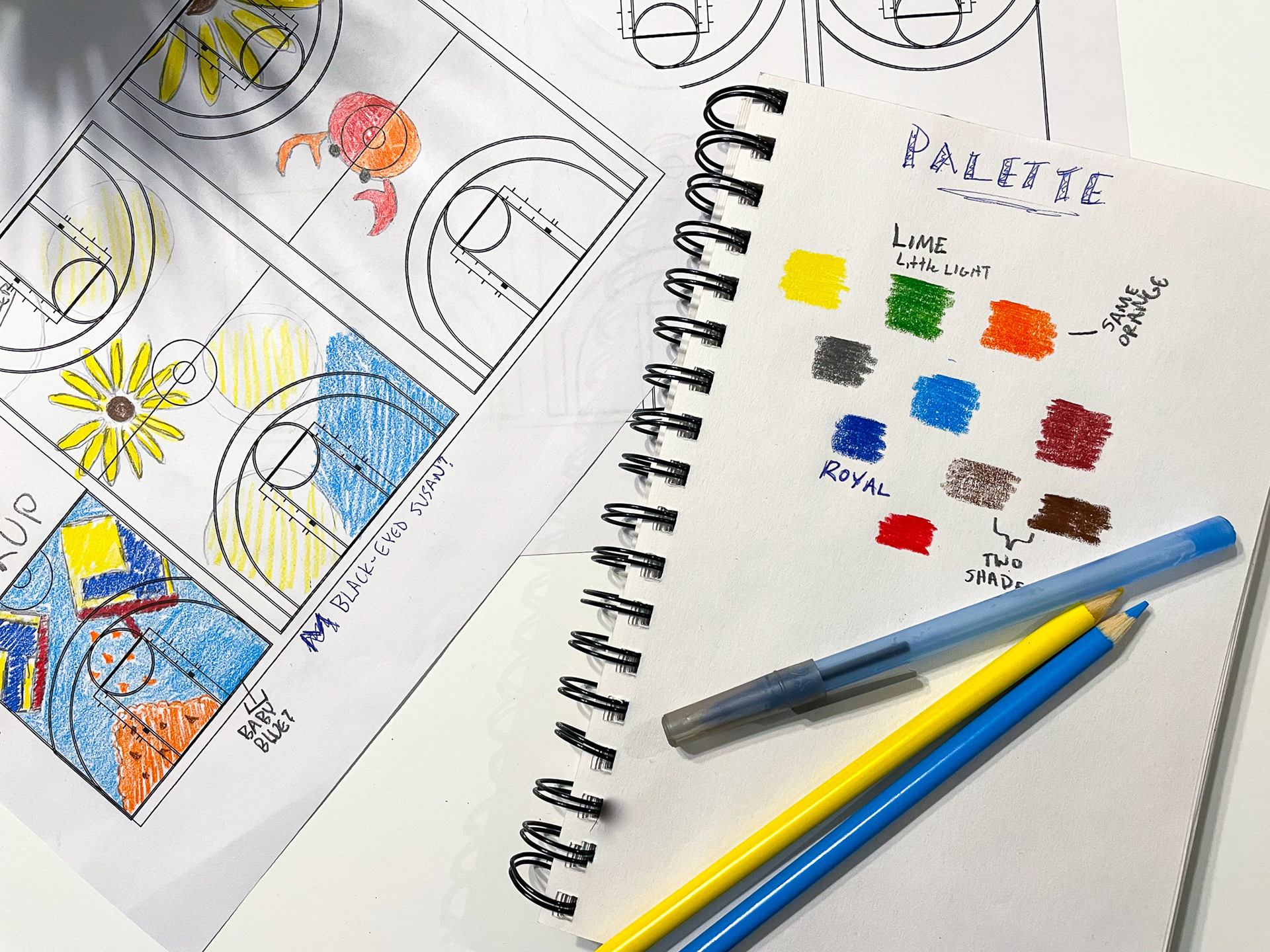 Basketball court ideation concepts