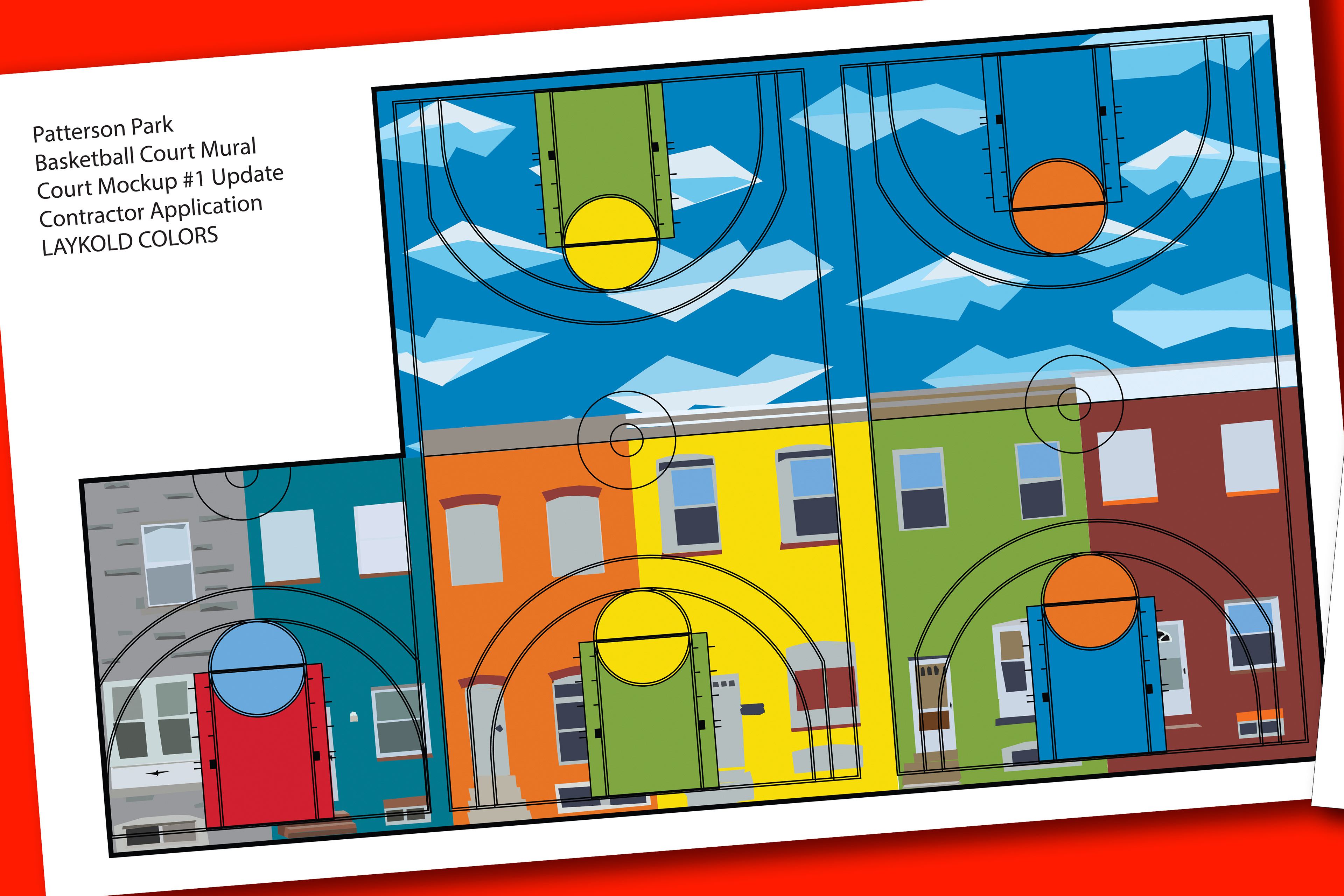 Basketball court concept #1