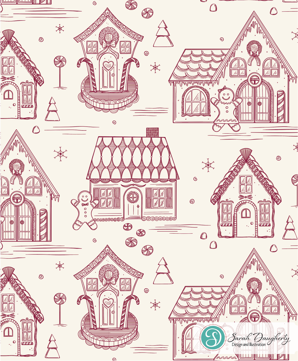 Gingerbread Toile