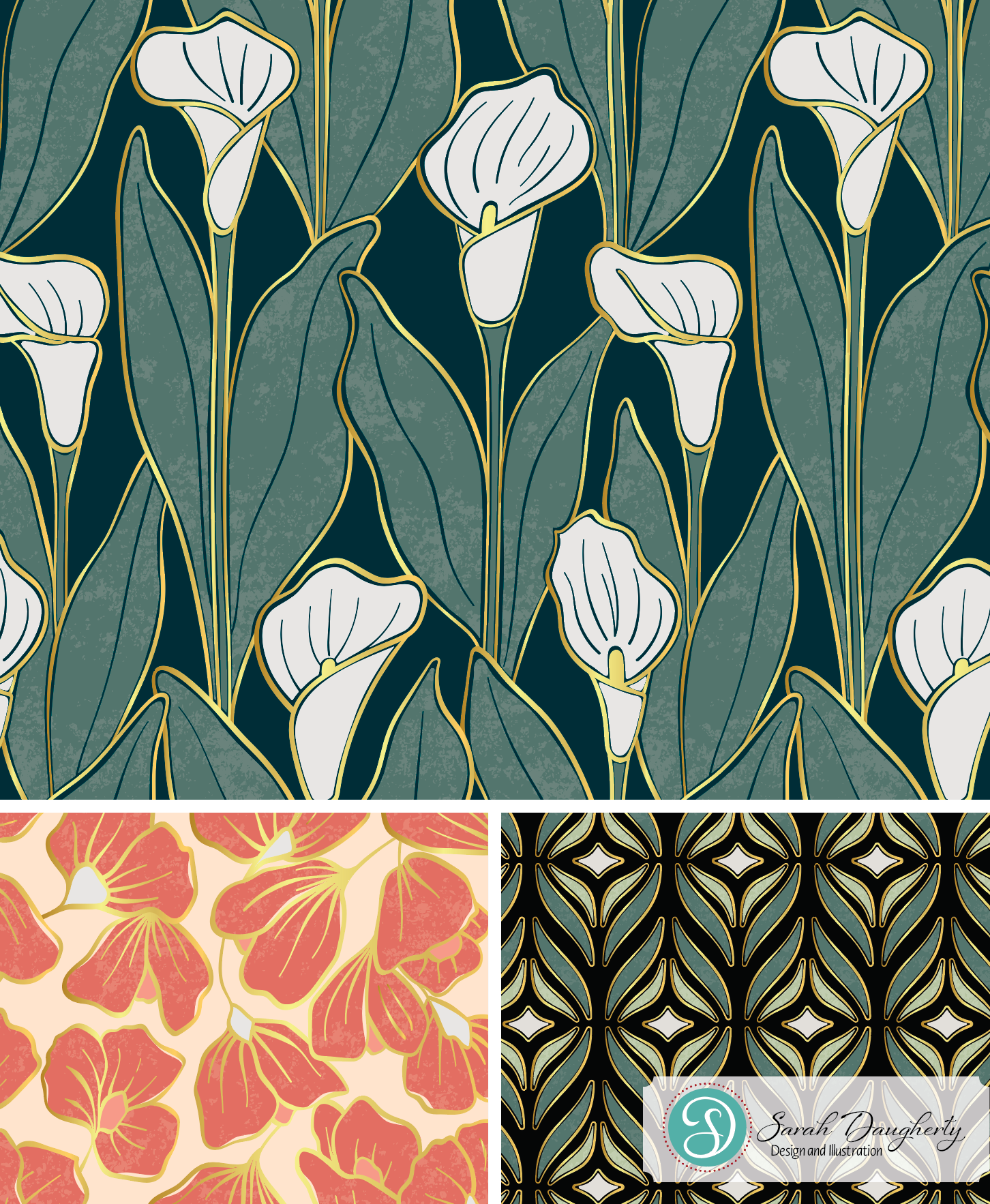 Opulent Garden - Art Deco