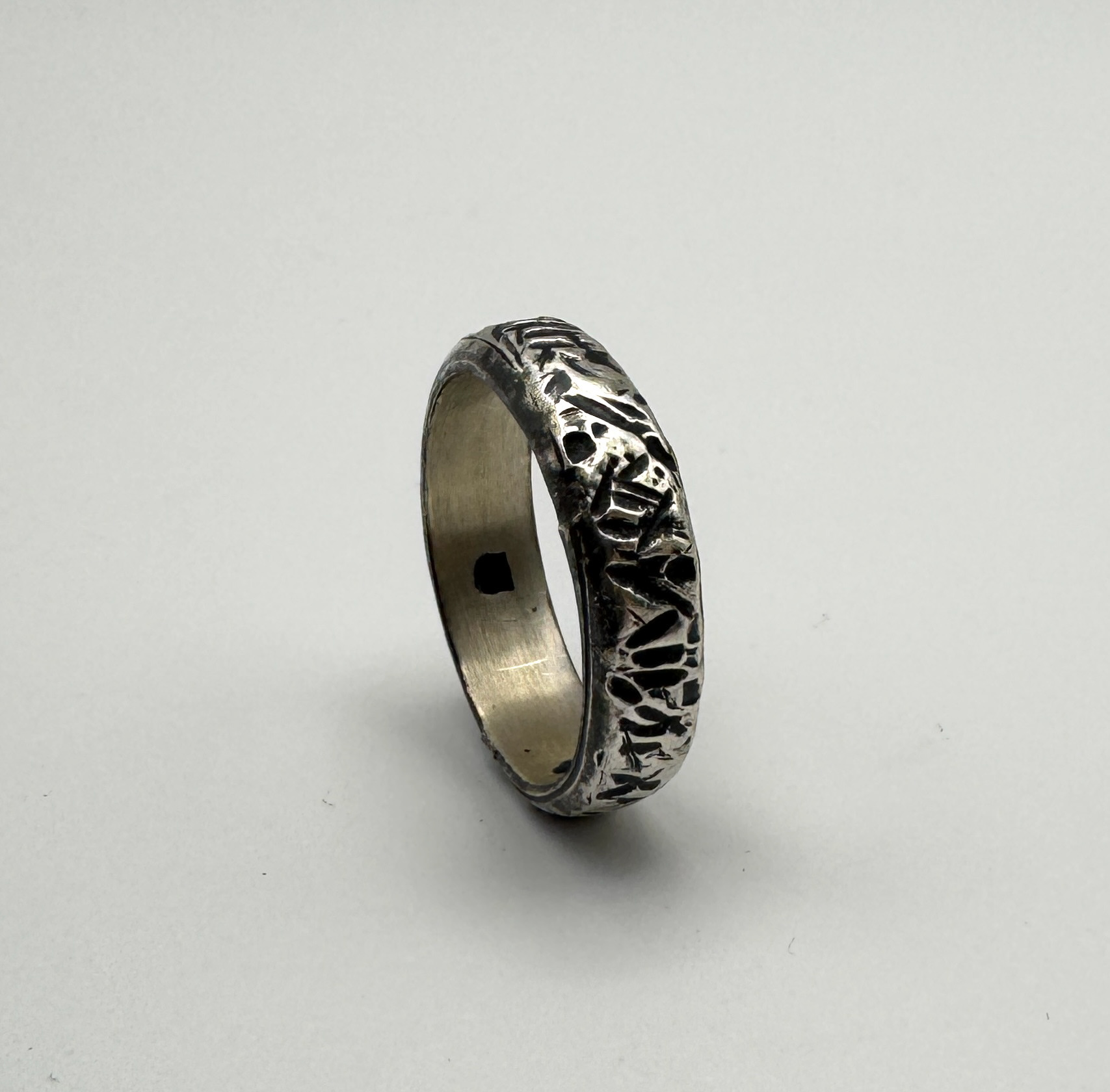 Hand Formed 925 Silver Ring