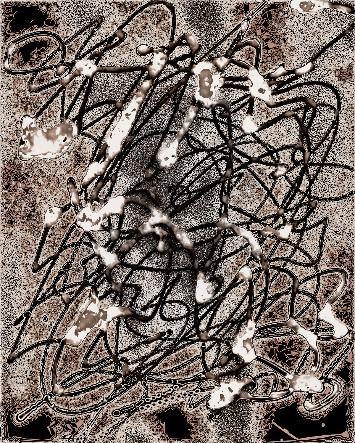 Chaotic Creation, 40,05cm x 50cm, Chemigram, Gicleé
