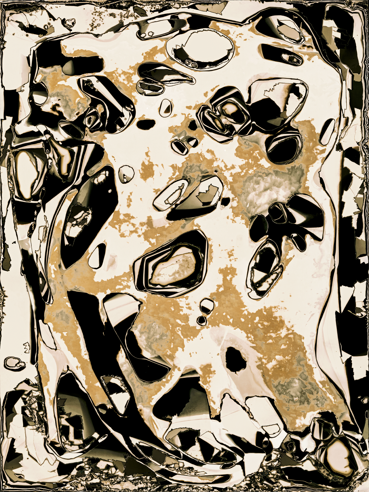 Smoke & Sinners, 37,52cm x 50cm, Chemigram, Gicleé