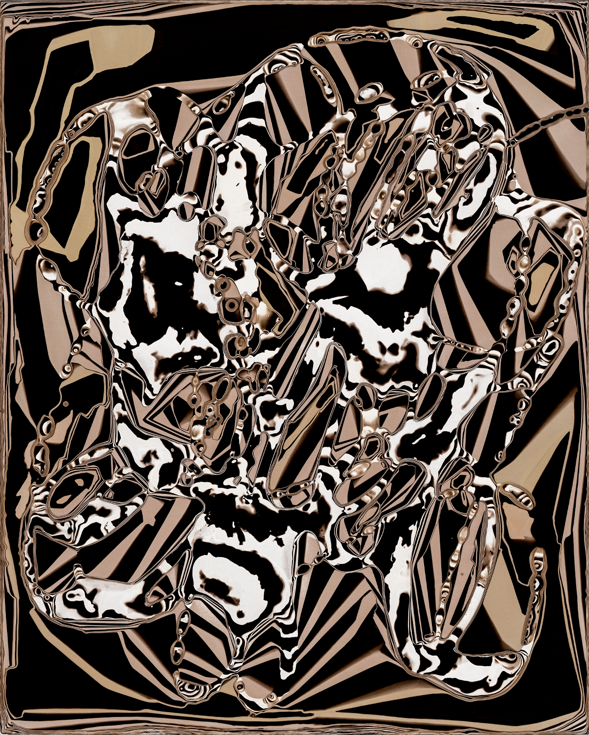 Africa’s Animal, 40,01cm x 50cm, Chemigram, Gicleé