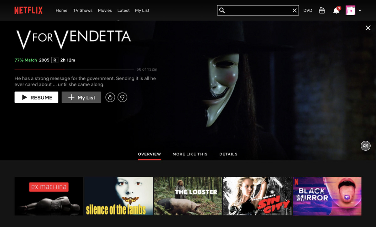 V for Vendetta