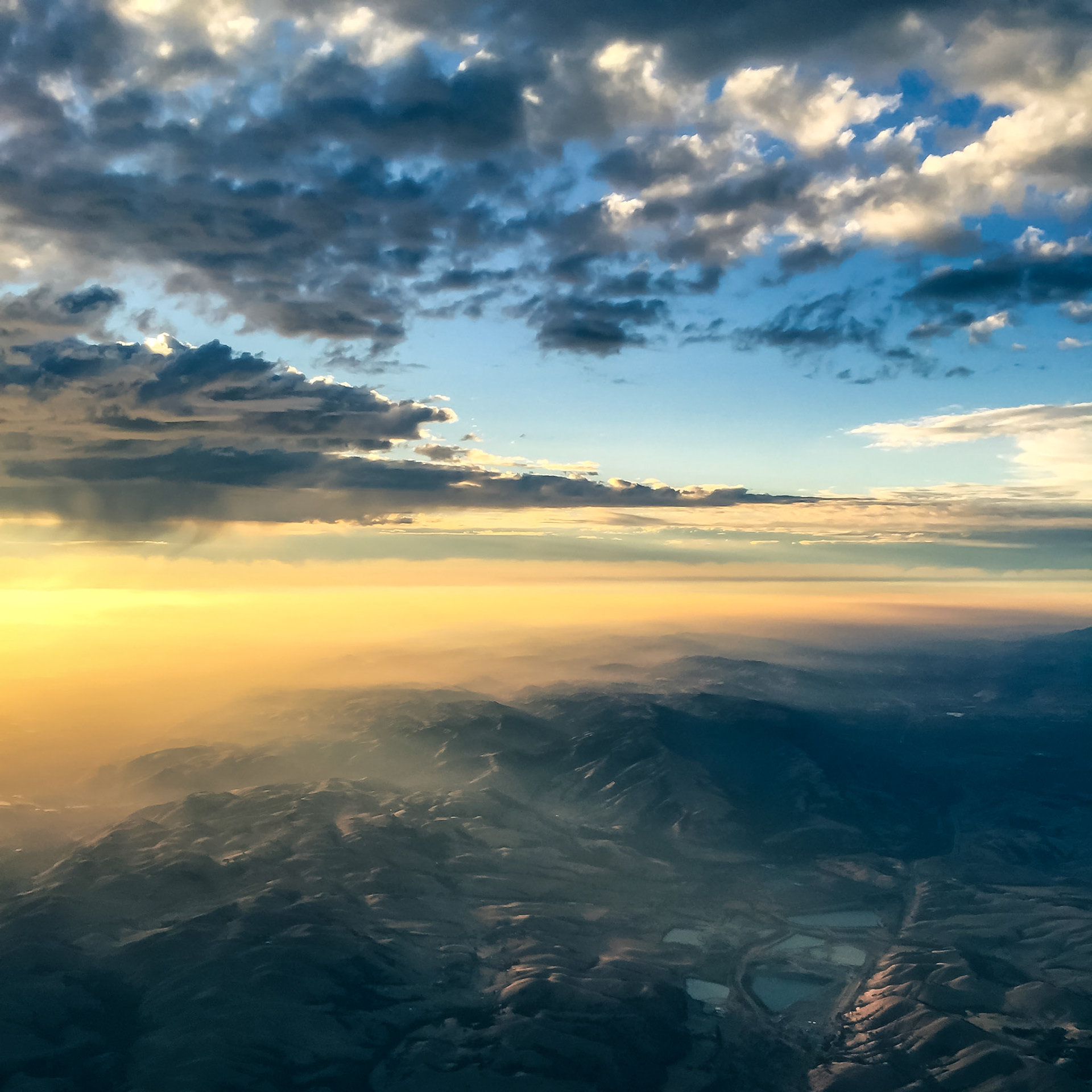 I got this shot out of a plane window after a 12 hour flight to San Francisco
