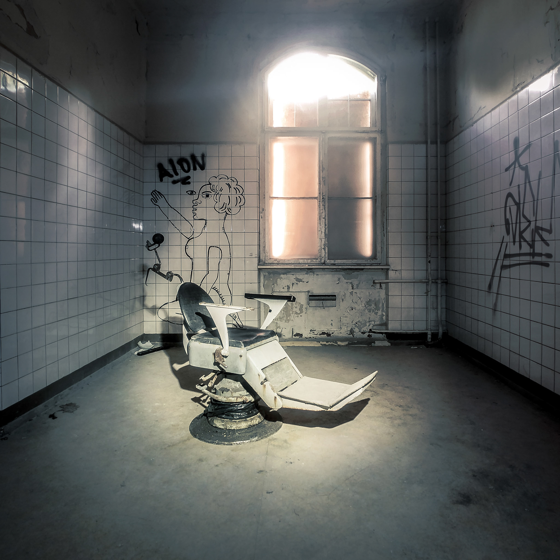 One of the things you don't expect or want to find in an abandoned place.