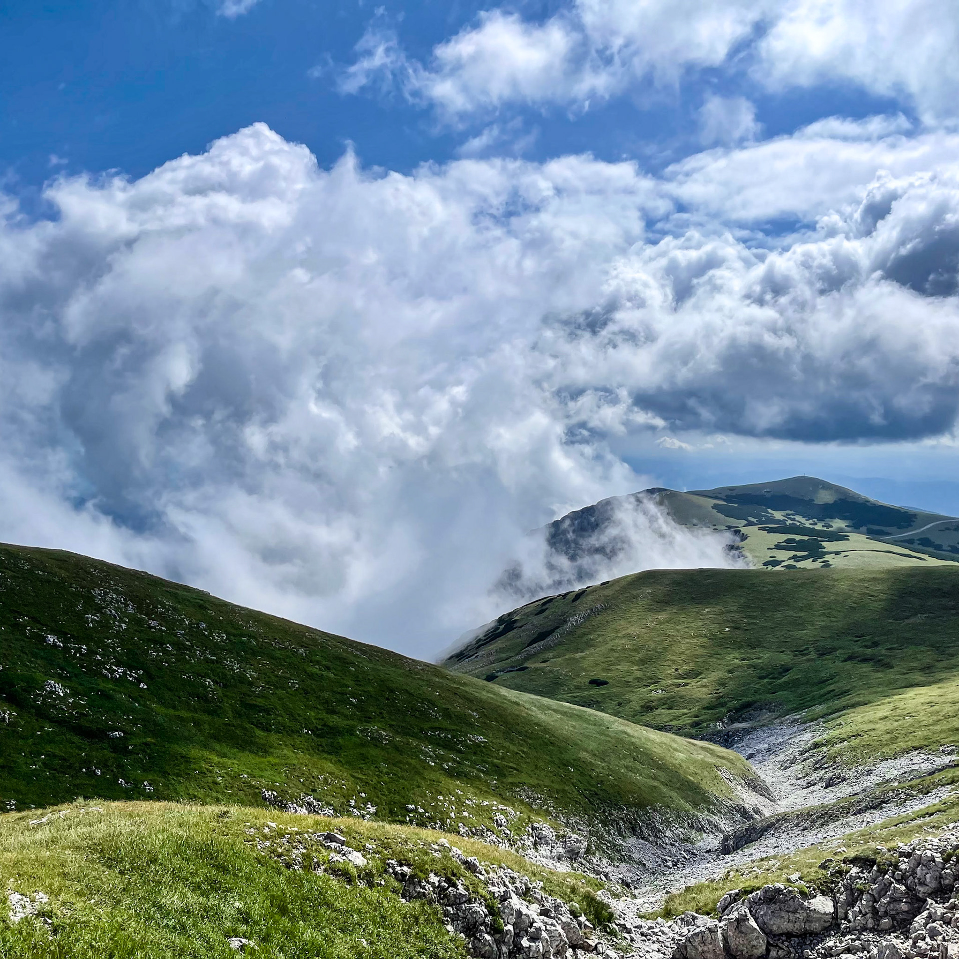 View from the peak of Schneeberg
