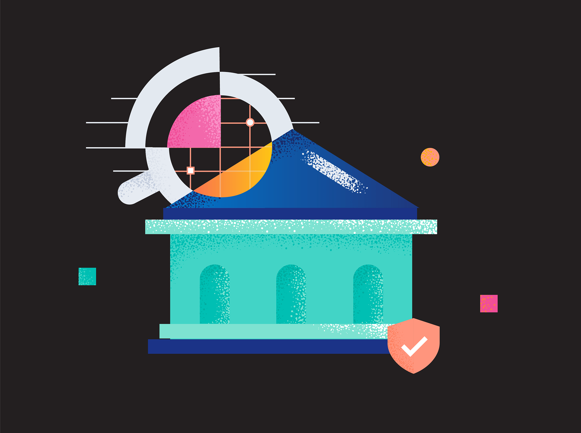 US government building illustration