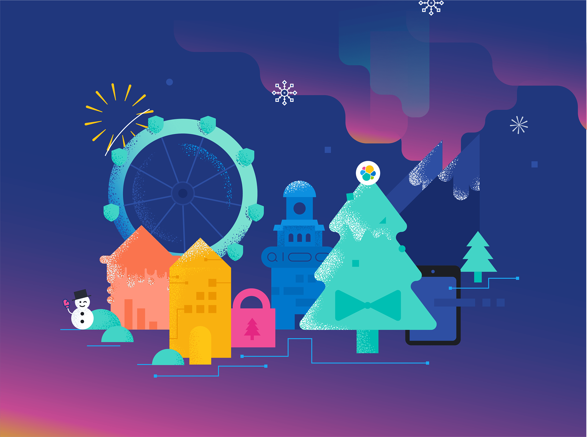 holiday illustration – winter