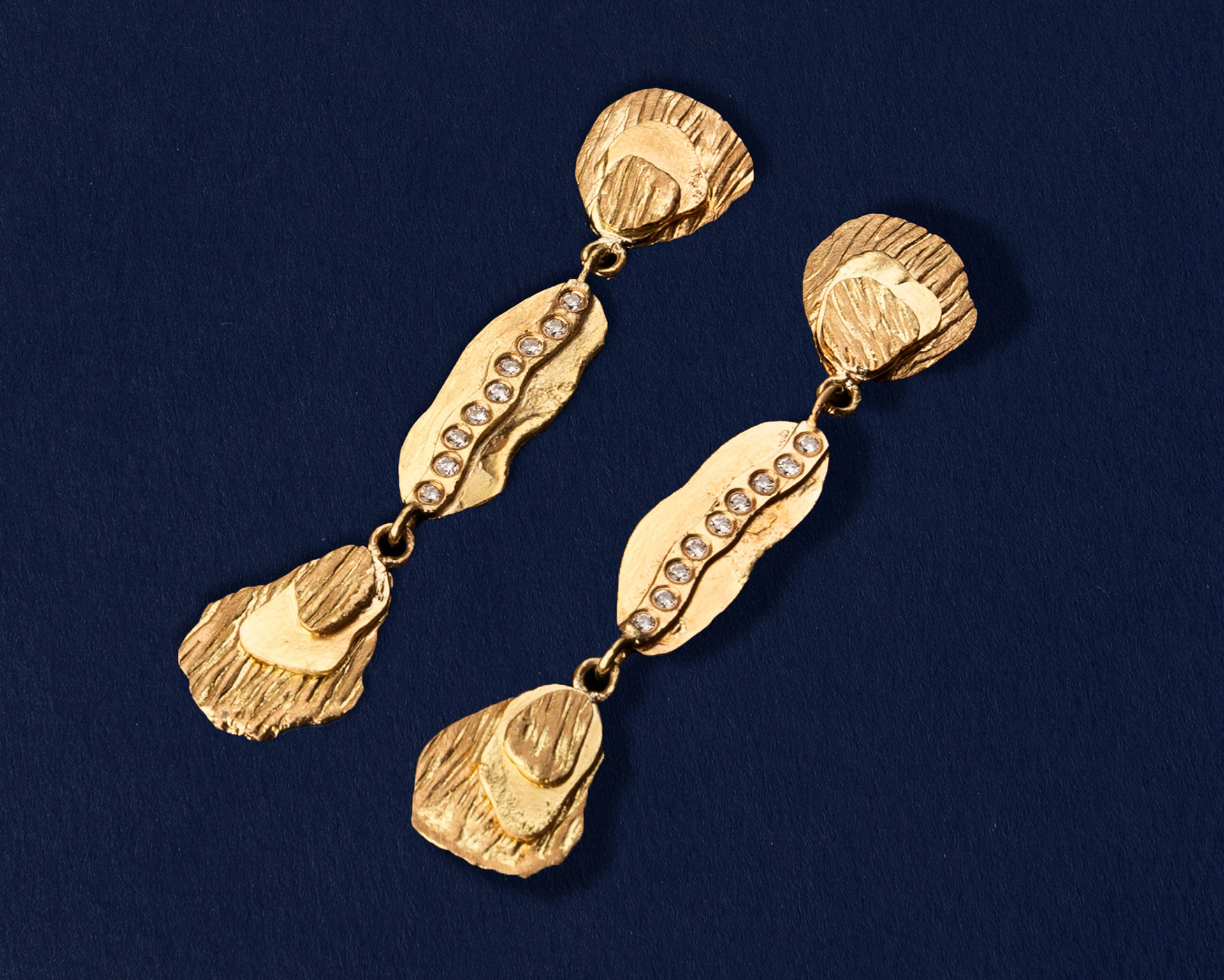 Marce at night // 18k gold and diamonds