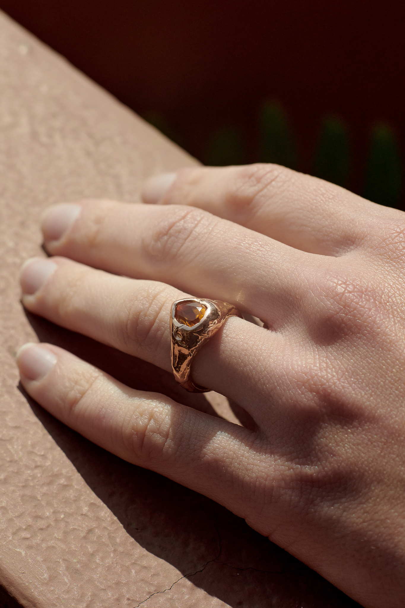 Inés // 18k pink gold and citrine (limited edition)