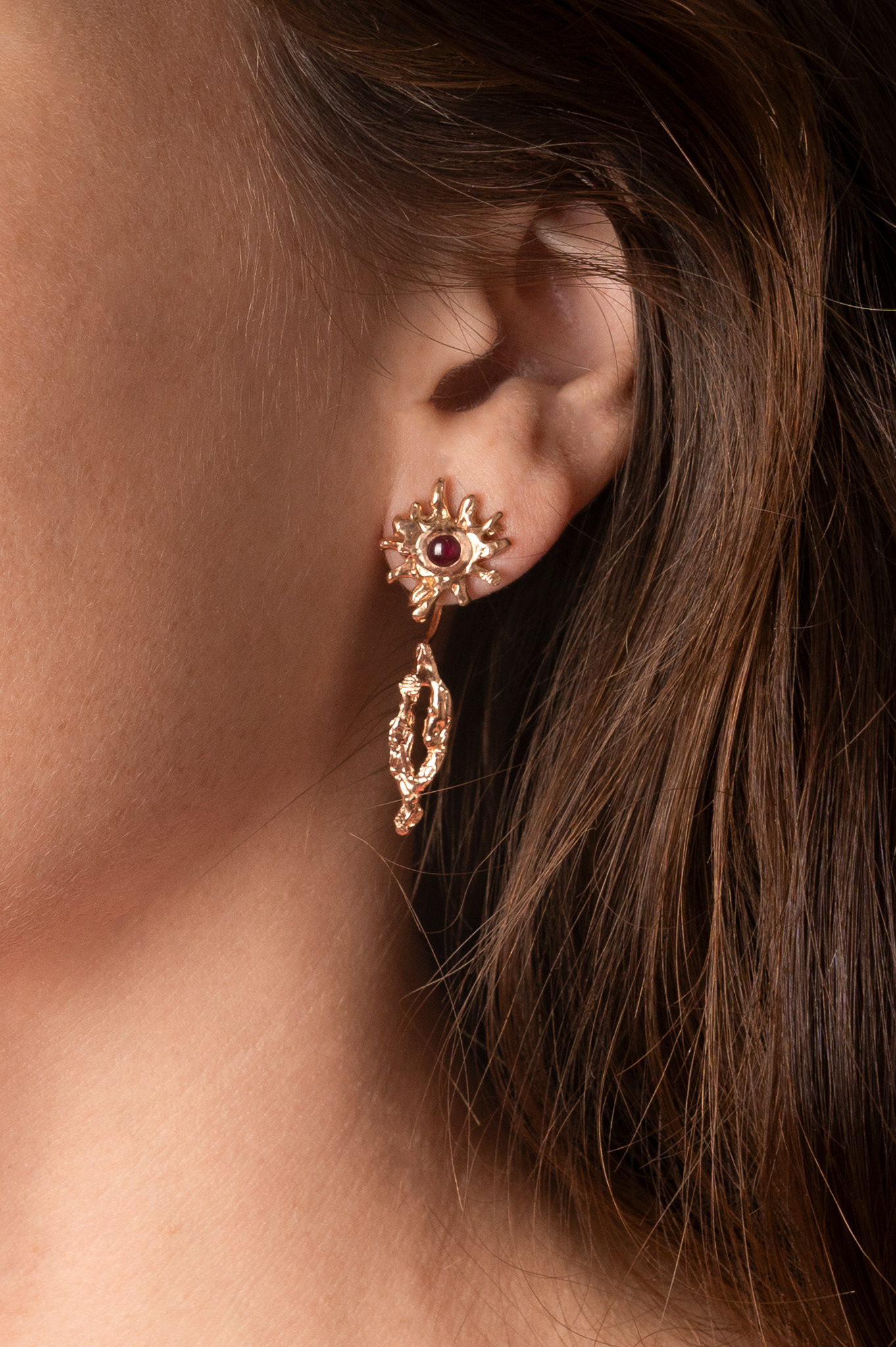 Margaritas // 18k orange gold and rubies