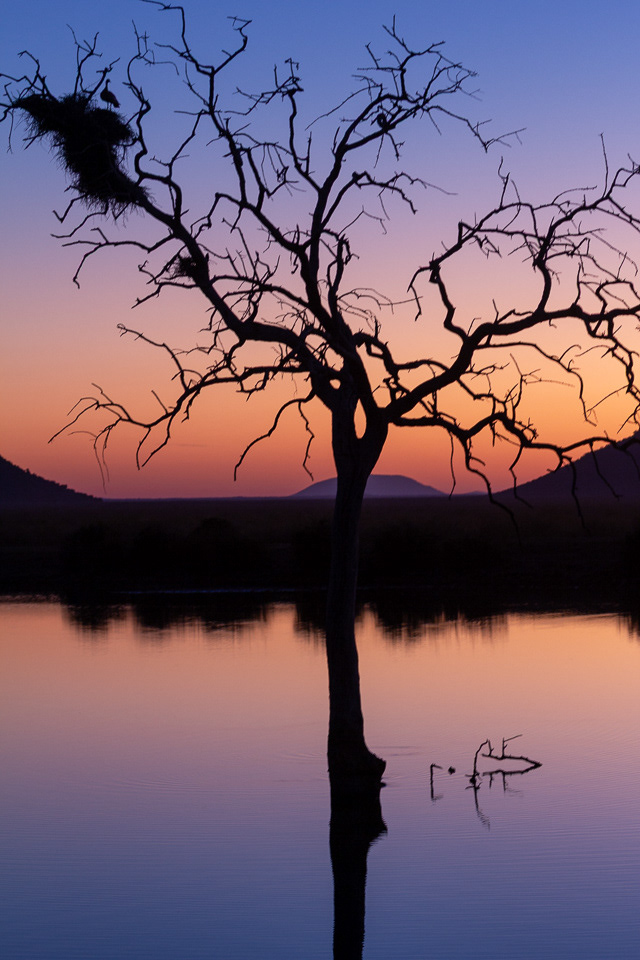 Sunset at Tlau Dam
