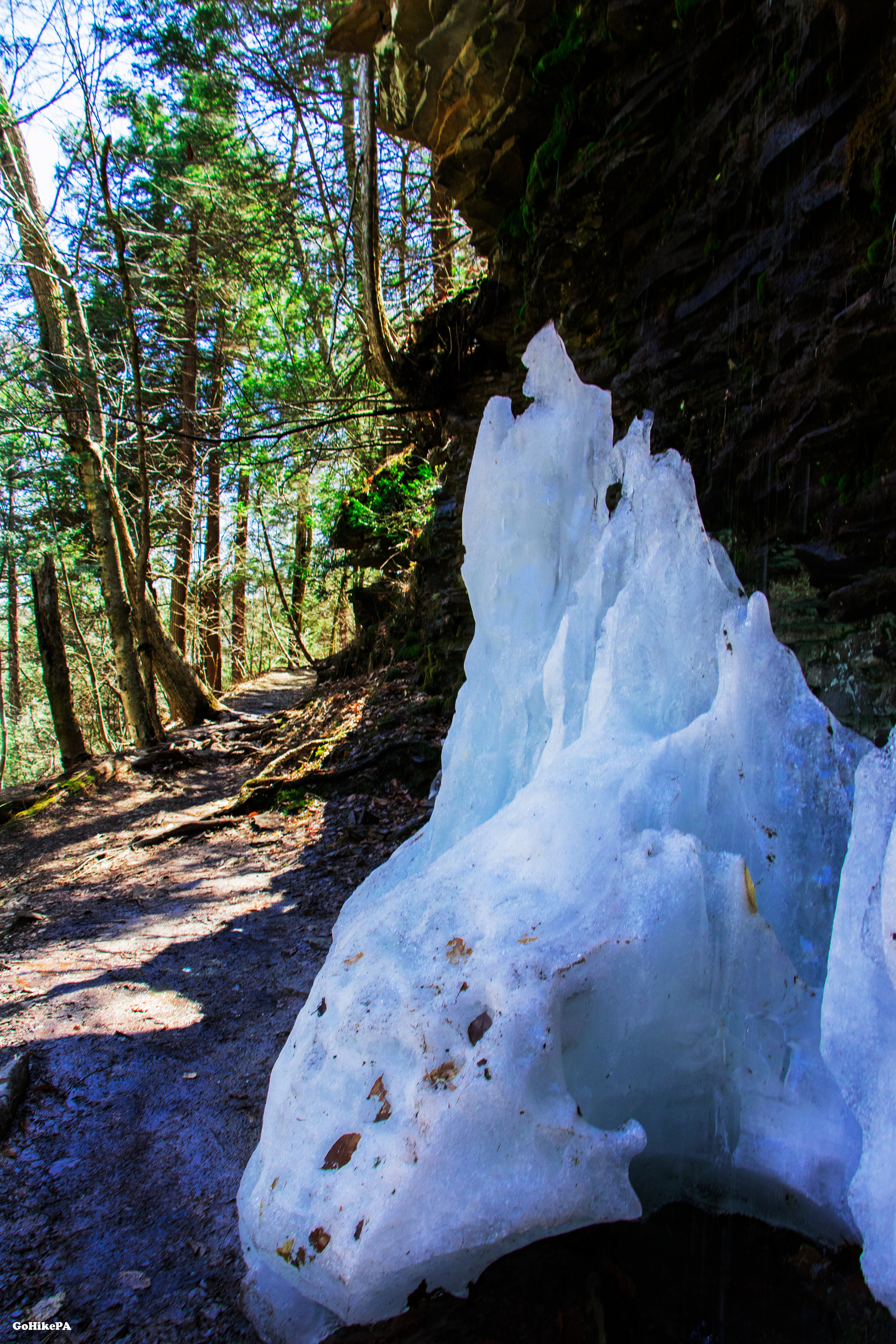 Snow Buildup in April