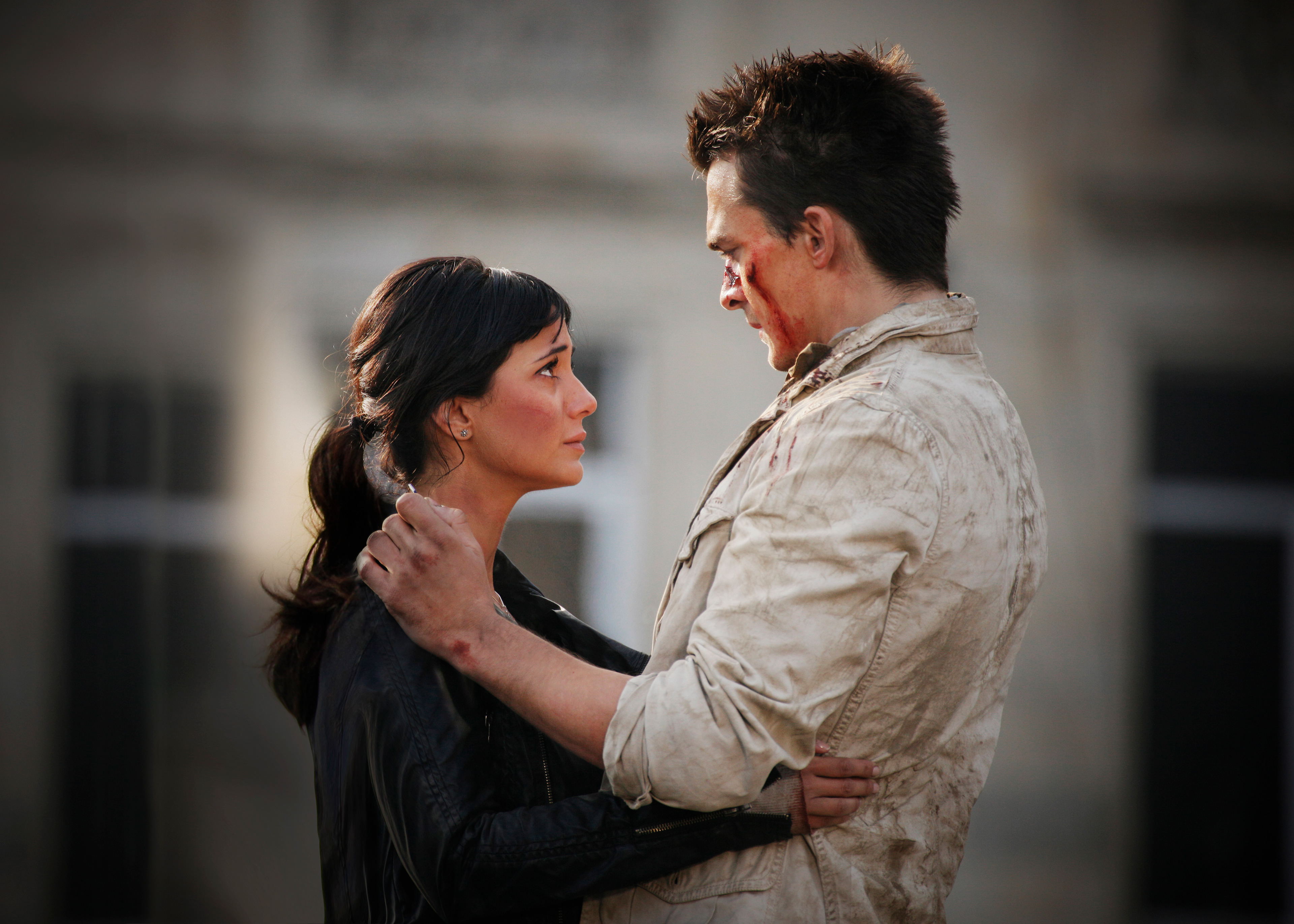 Emmanuelle Chriqui and Rupert Friend