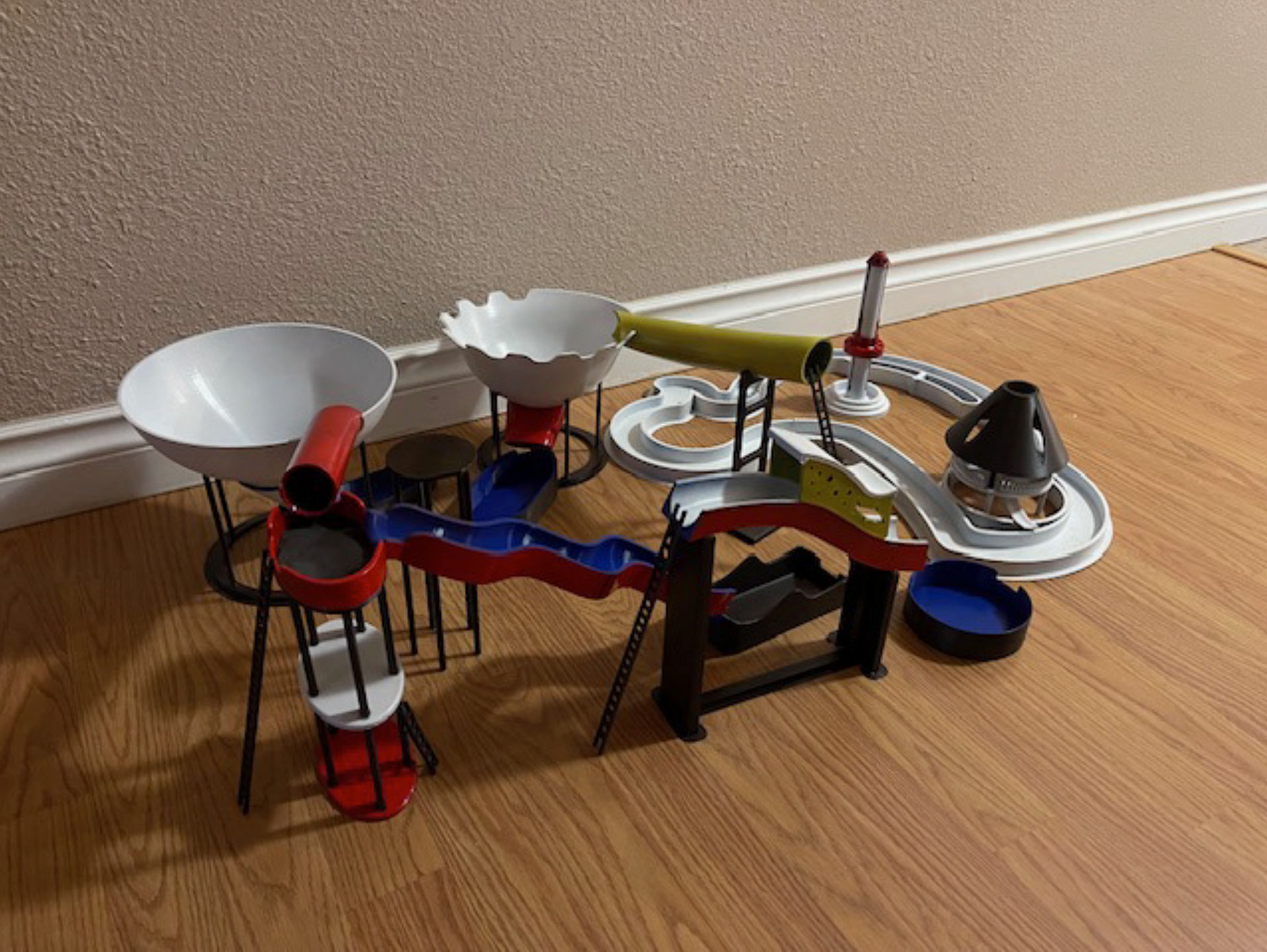 The water park, fully-assembled, ready to deliver.
