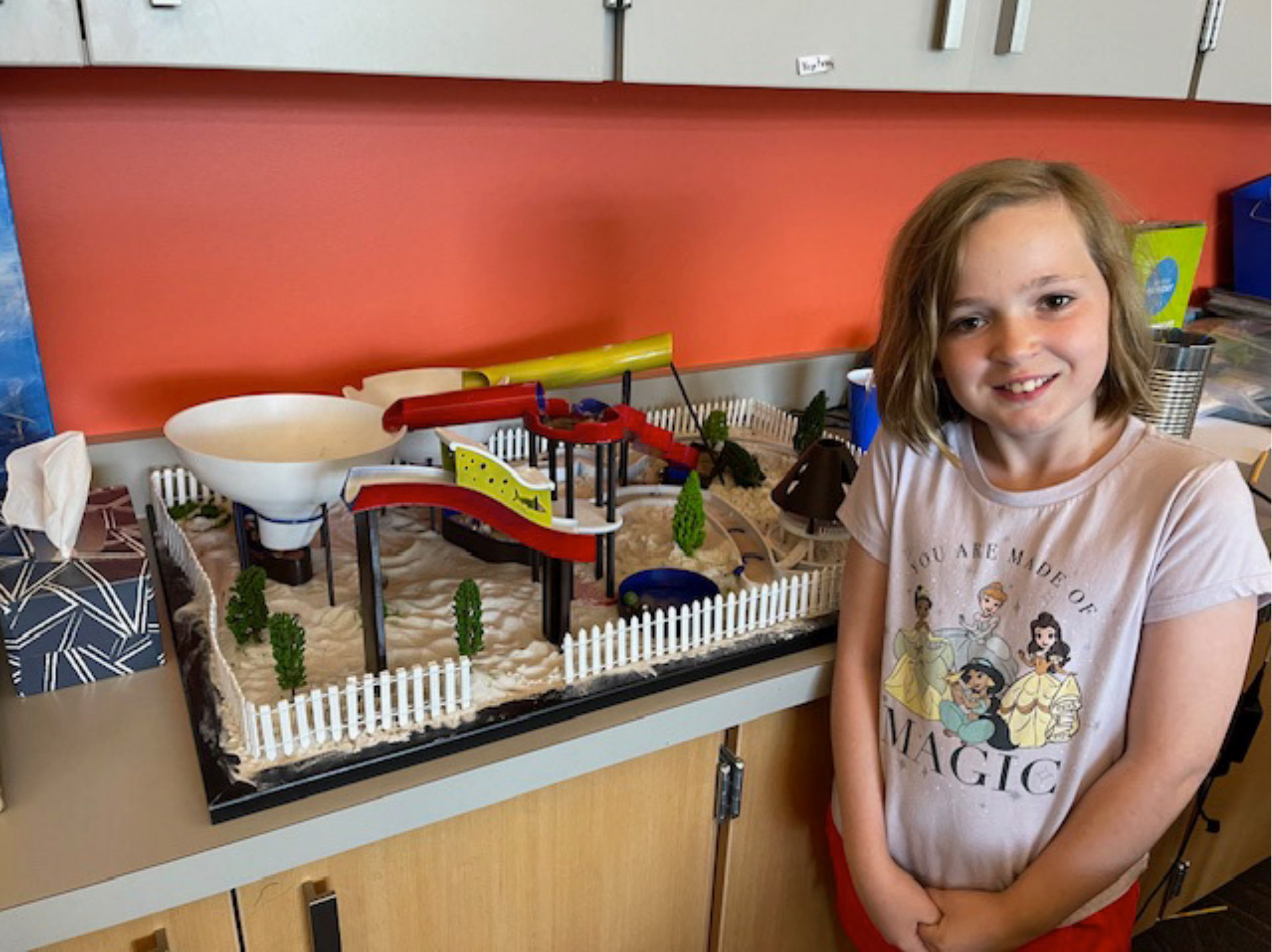 My proud daughter in class.
