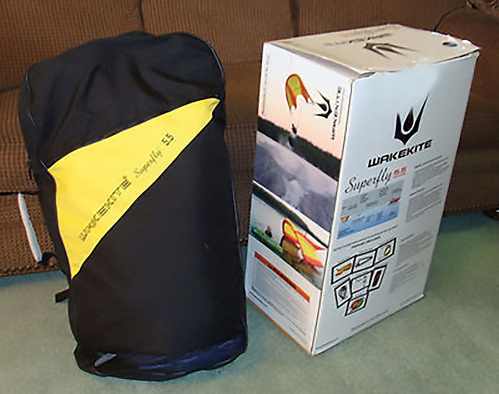 The first 9.0 meter "WakeKite Superfly"