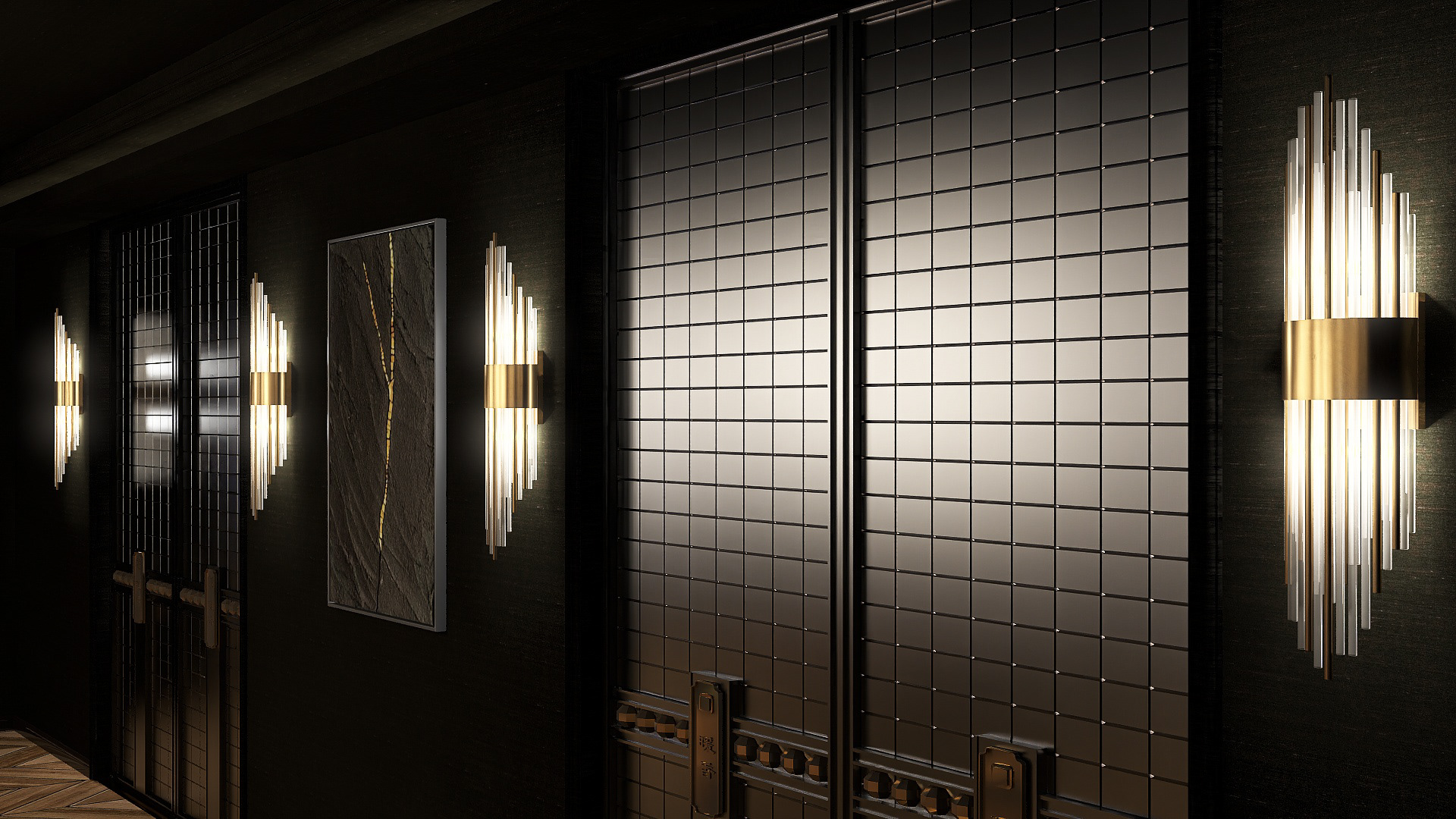 Doors to private dining