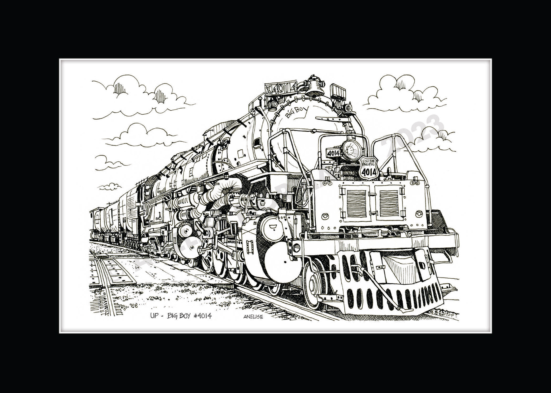 4"x6" Big Boy - Front