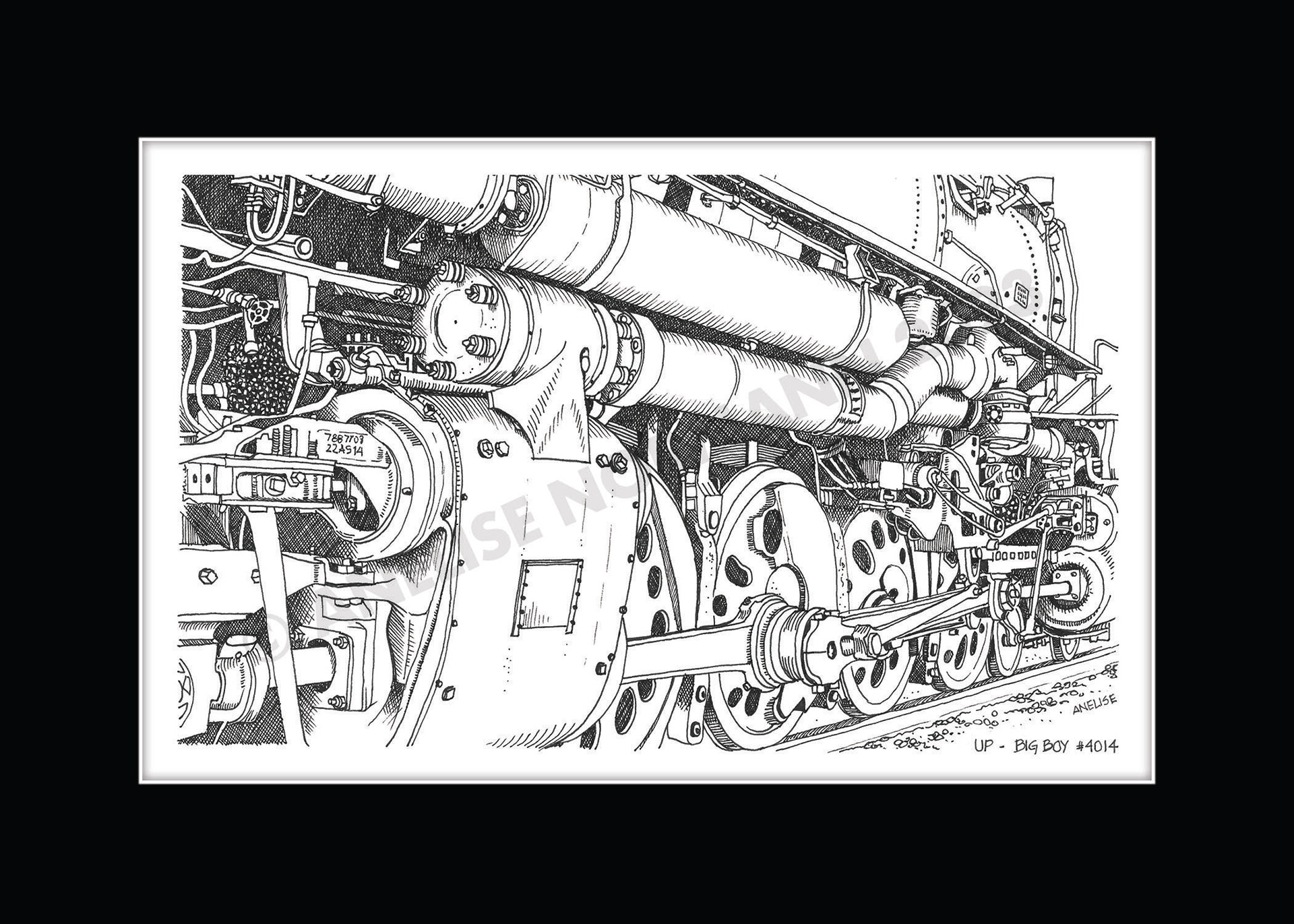 4"x6" Big Boy - Engine