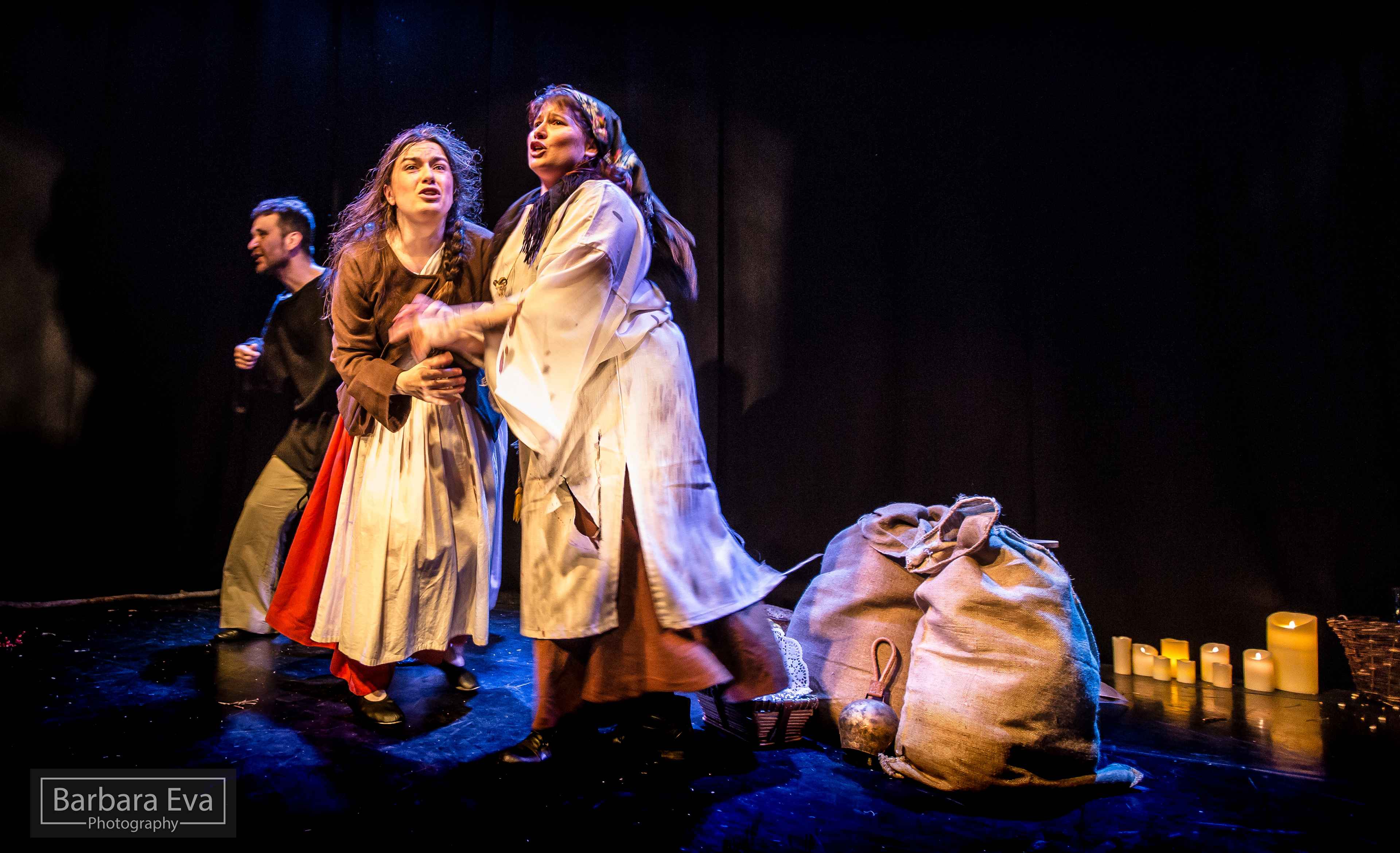 Assembly Roxy Theatre, Edinburgh, Scotland, DZIADY II FRAGMENTY - FOREFATHERS EVE II EXCERPTS as Peasant Girl, Director: Pat Zajac, Photo: Barbara Eva Photography