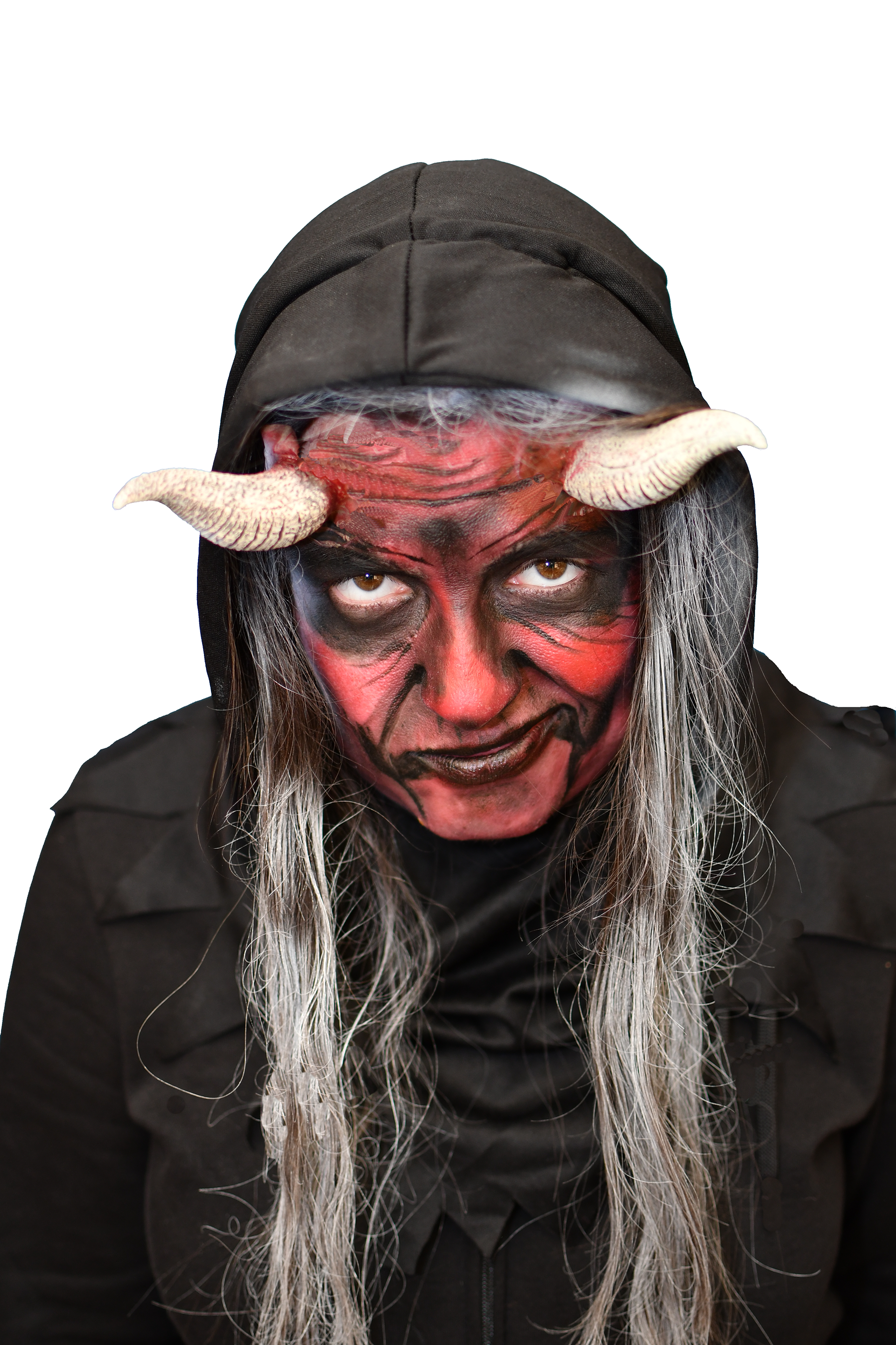 Photo: Mr B. Photobooth, MOS/LS Theatre, Edinburgh, Scotland, Mrs Twardowska as Mephistopheles, Director: Pat Zajac