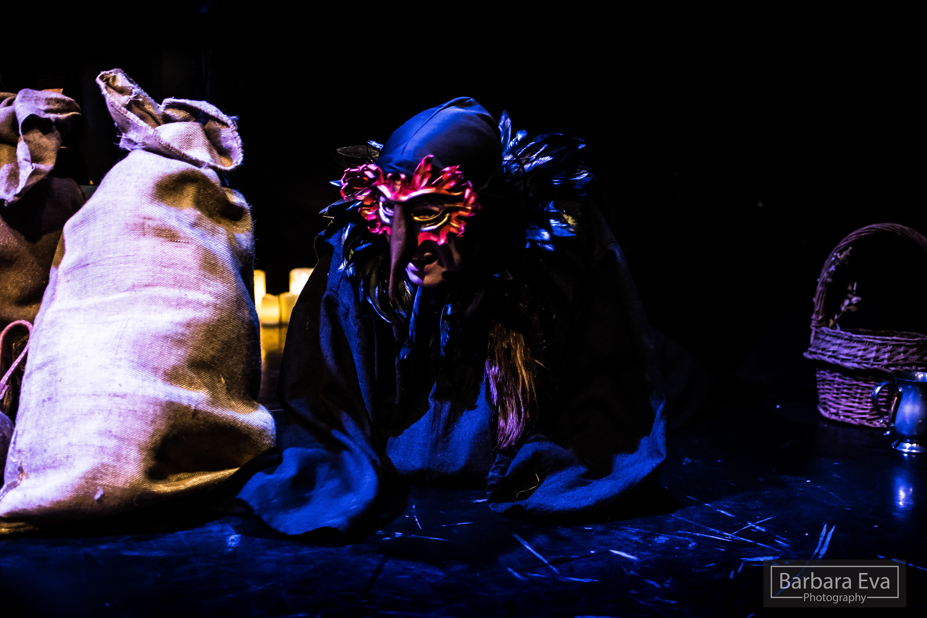 Assembly Roxy Theatre, Edinburgh, Scotland, DZIADY II FRAGMENTY - FOREFATHERS EVE II EXCERPTS as Owl, Director: Pat Zajac, Photo: Barbara Eva Photography
