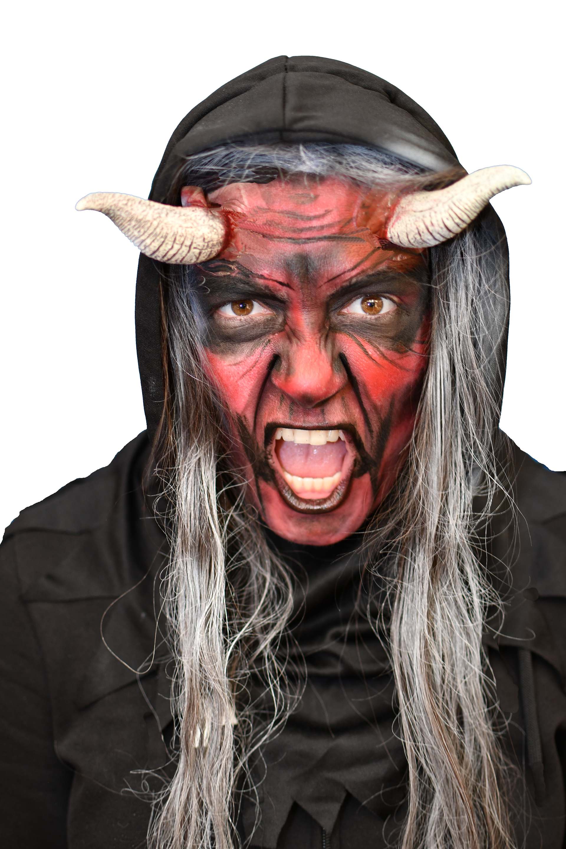 Photo: Mr B. Photobooth, MOS/LS Theatre, Edinburgh, Scotland, Mrs Twardowska as Mephistopheles, Director: Pat Zajac