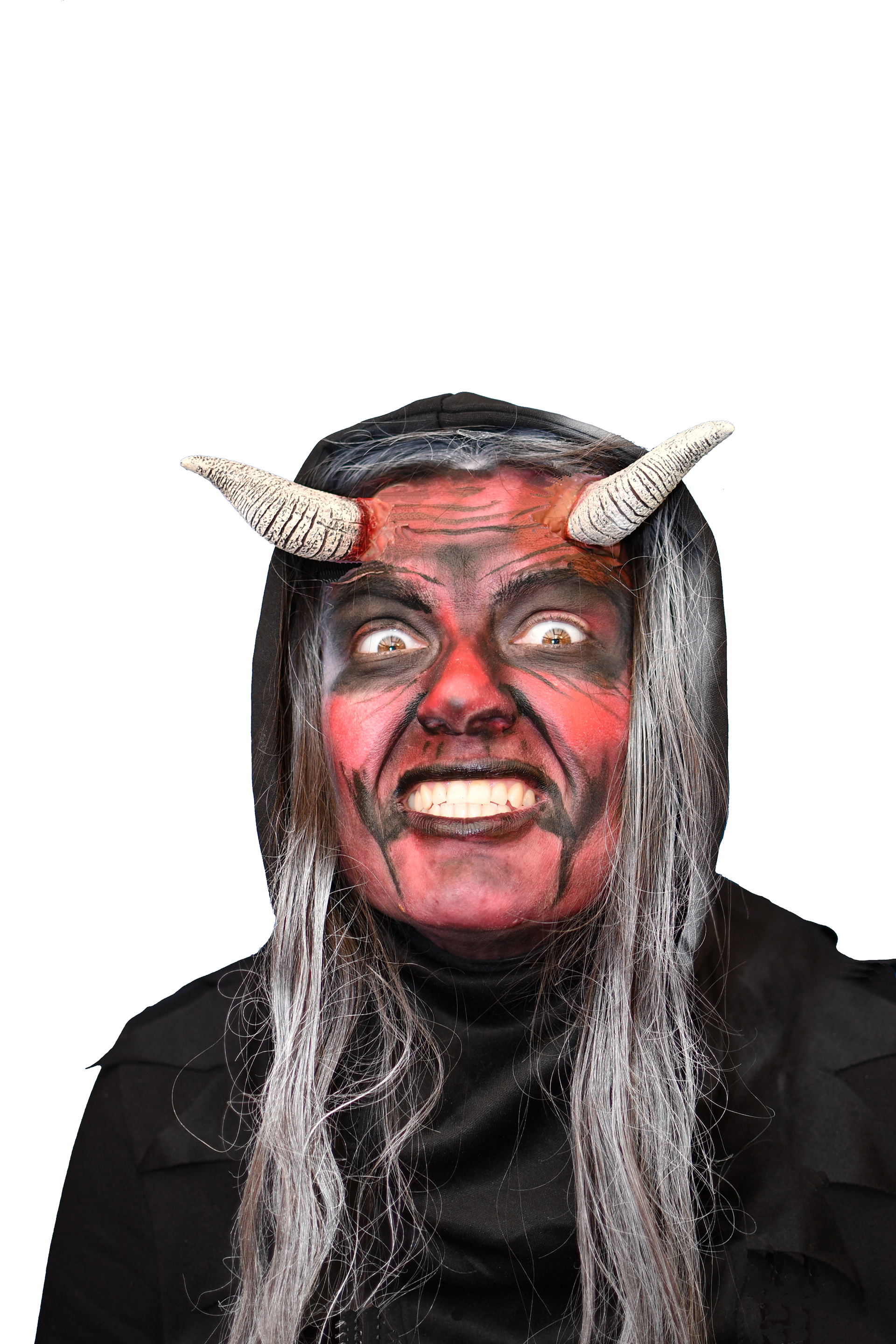 Photo: Mr B. Photobooth, MOS/LS Theatre, Edinburgh, Scotland, Mrs Twardowska as Mephistopheles, Director: Pat Zajac