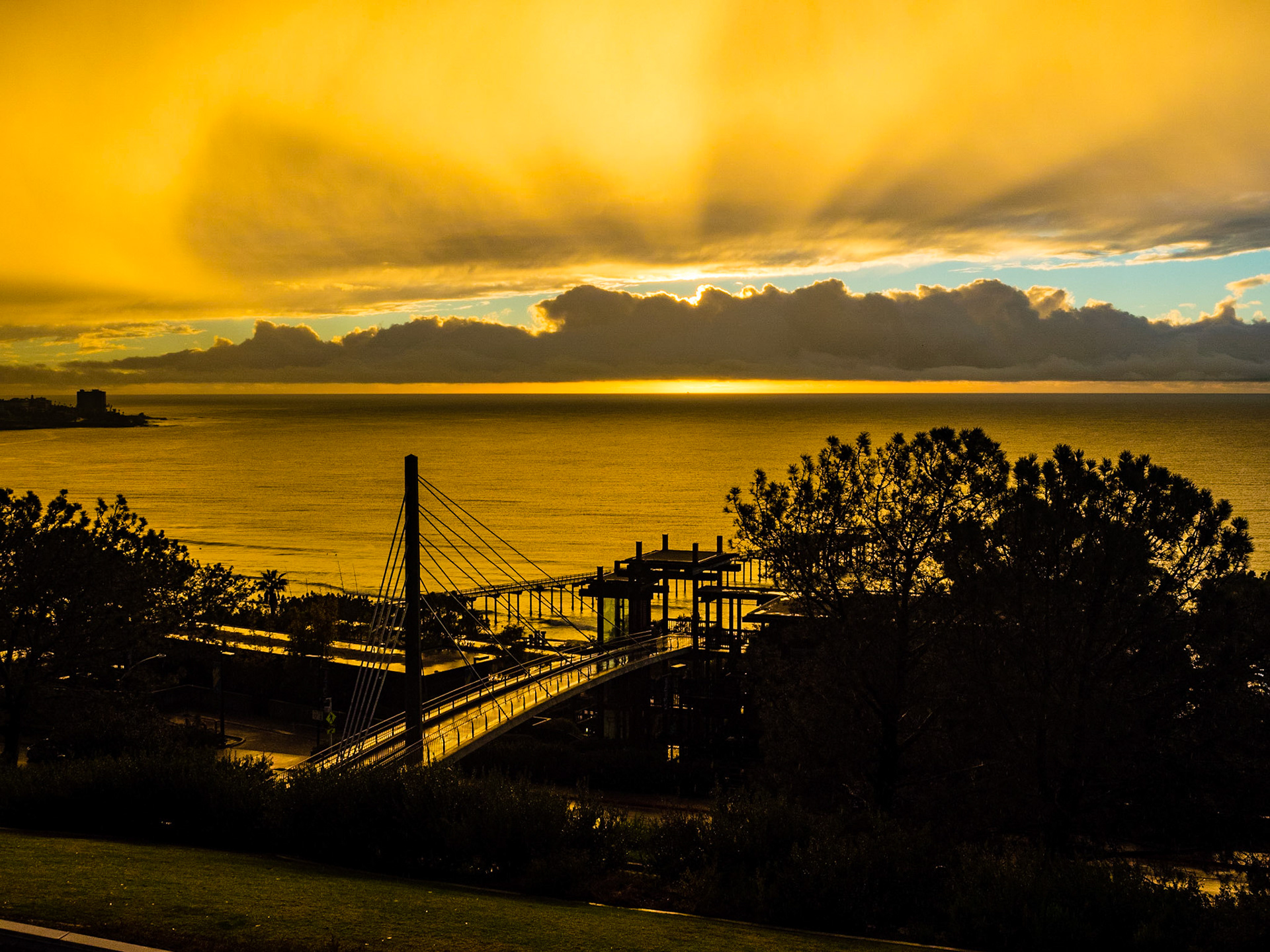 Sunset in La Jolla, CA on 31 January 2019