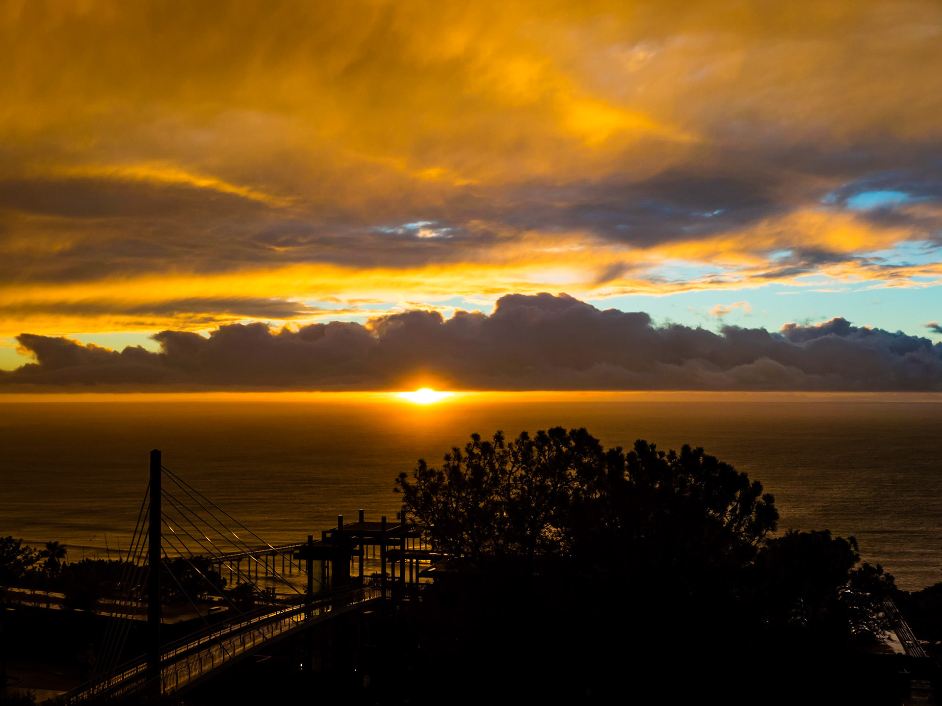 Sunset in La Jolla, CA on 31 January 2019