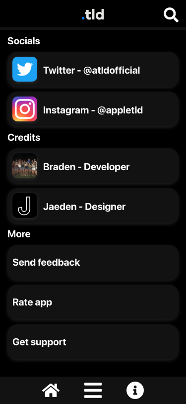 Info Page
