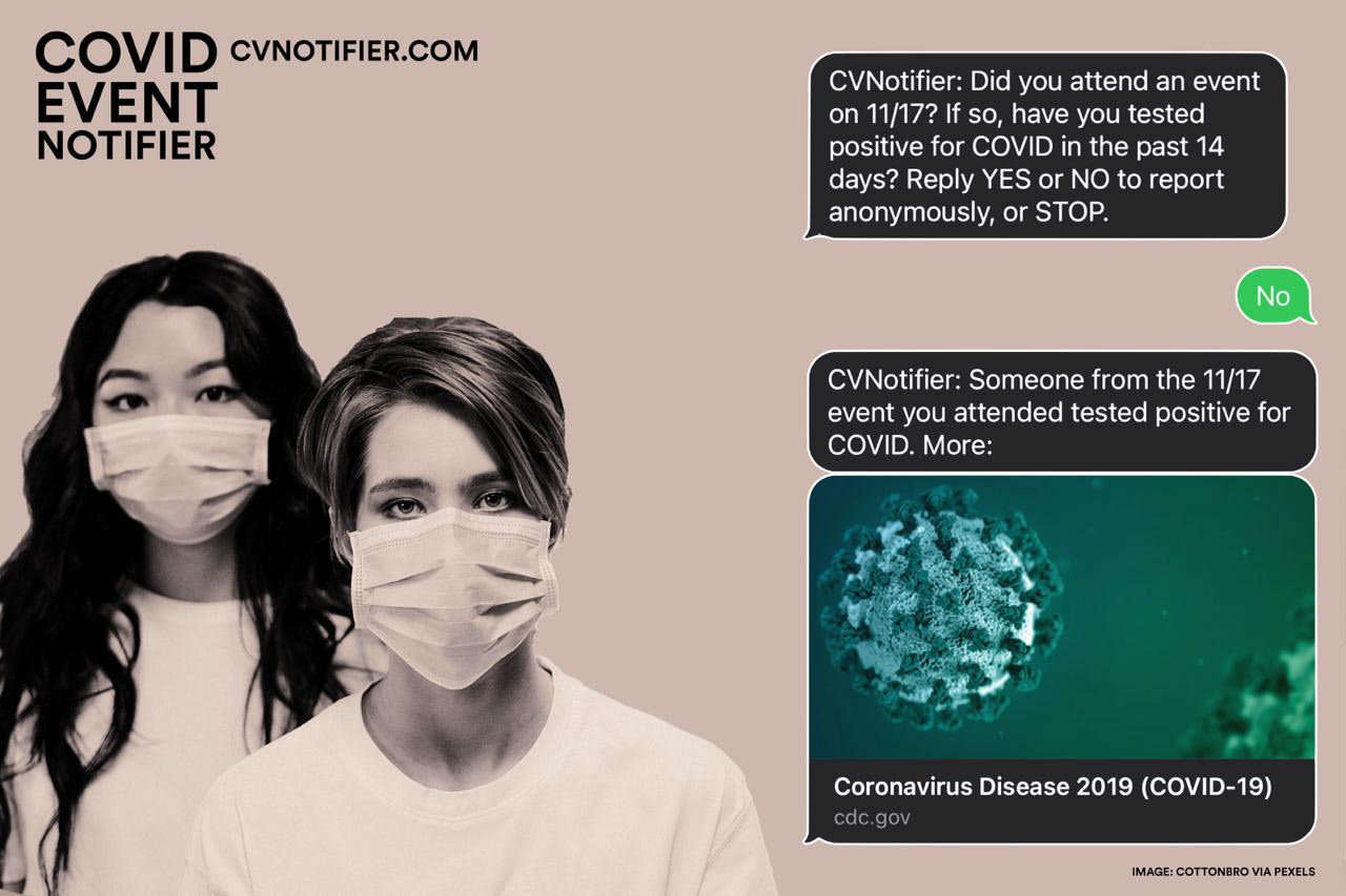 COVID Event Notifier Promo Graphic