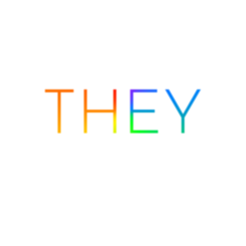 They Classic Logo White