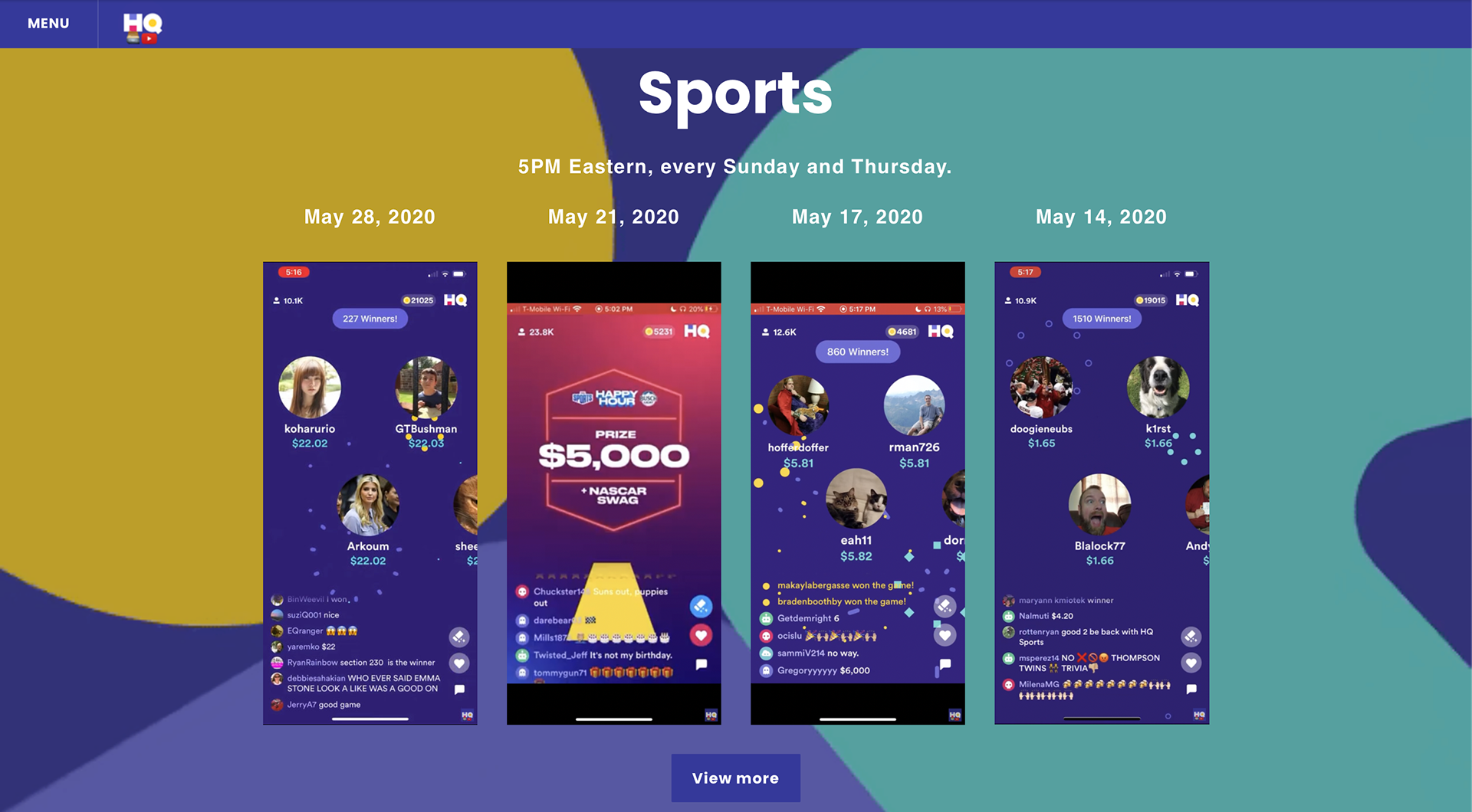 Homepage | Sports Section