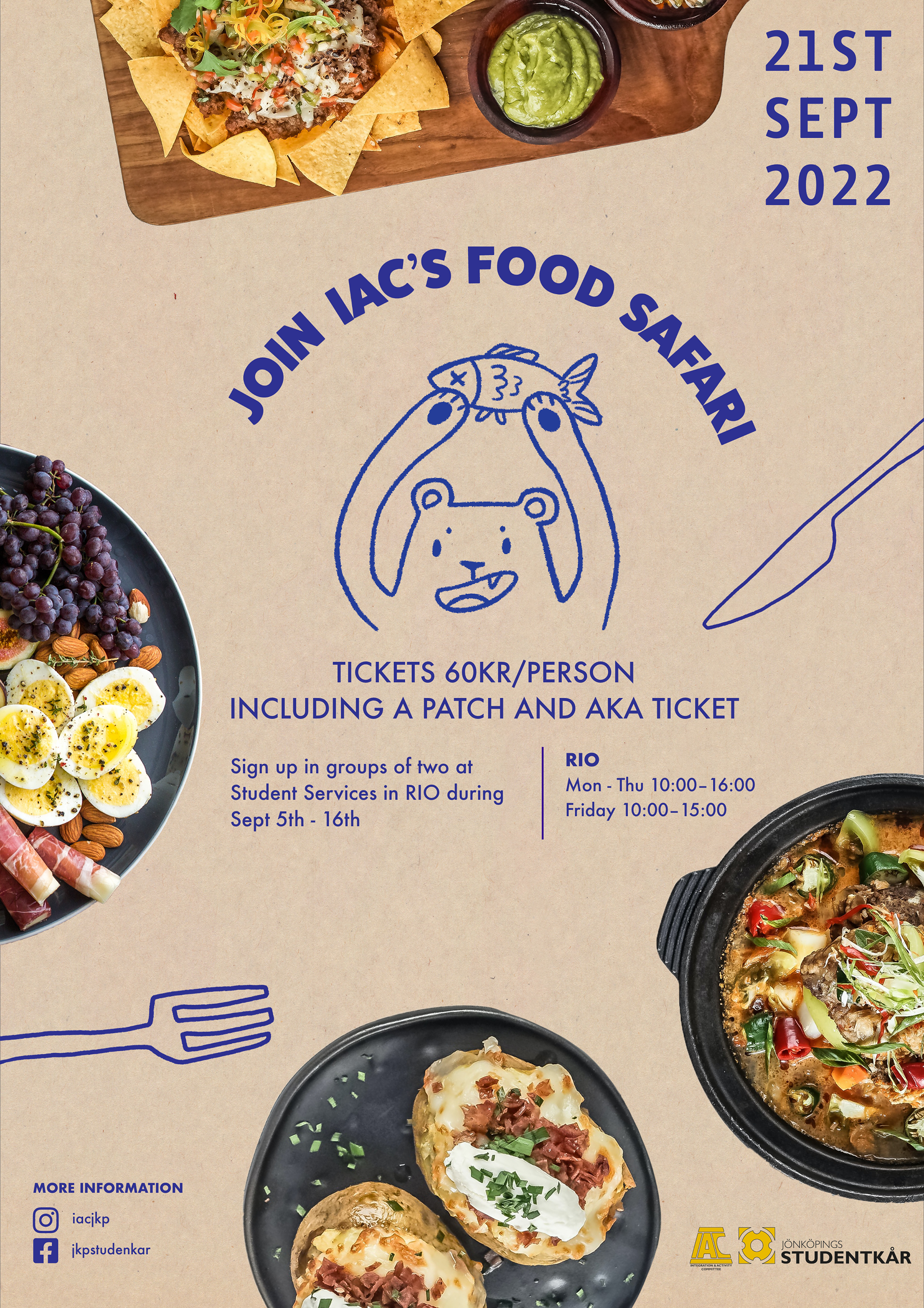 Poster design for IAC Food Safari