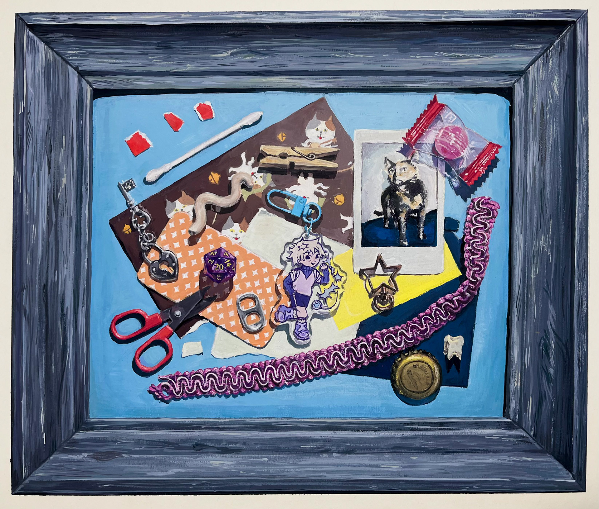 gouache trompe de'loeil, 2023