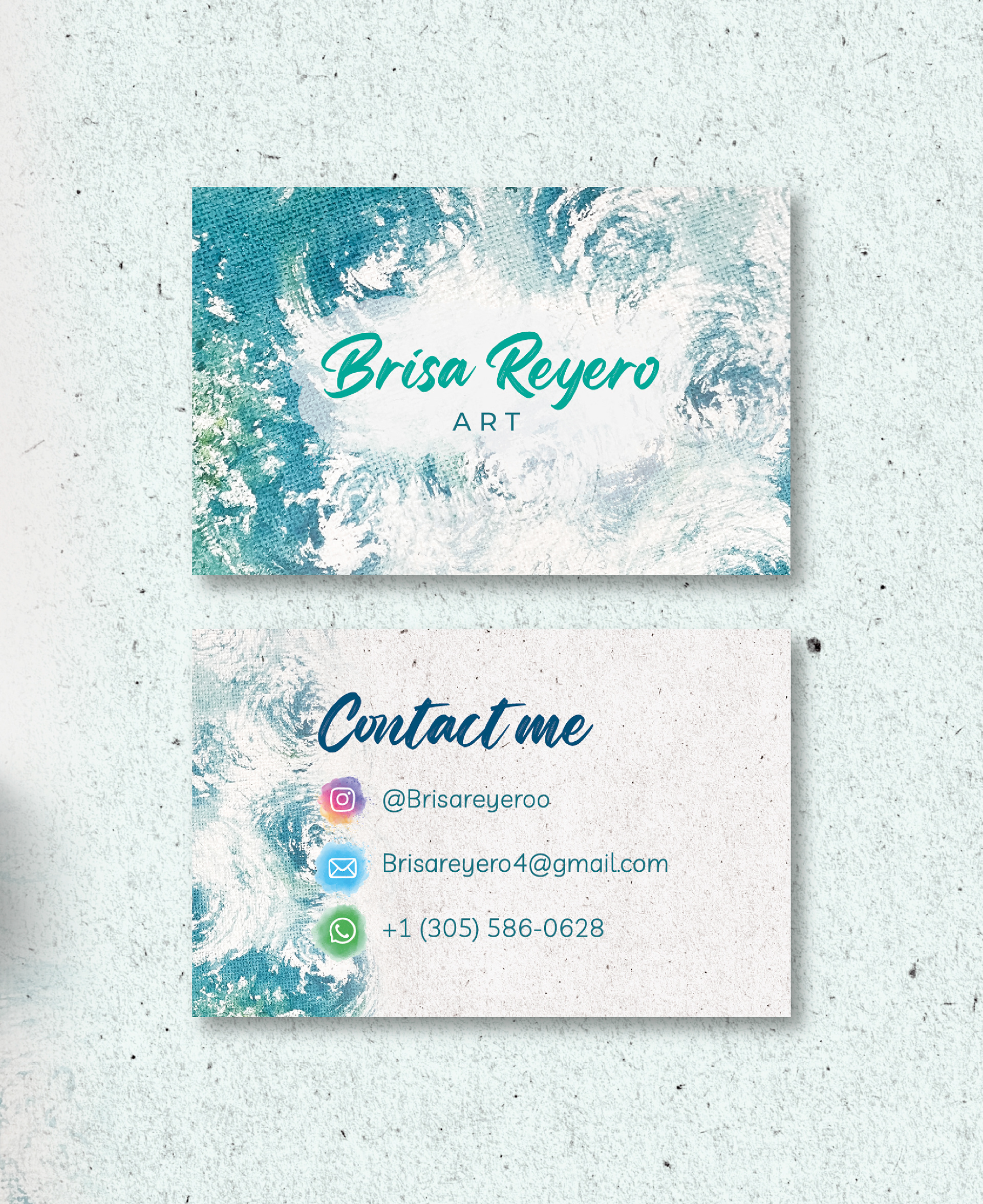 Diseño de Tarjeta Personal - Brisa Reyero | Miami