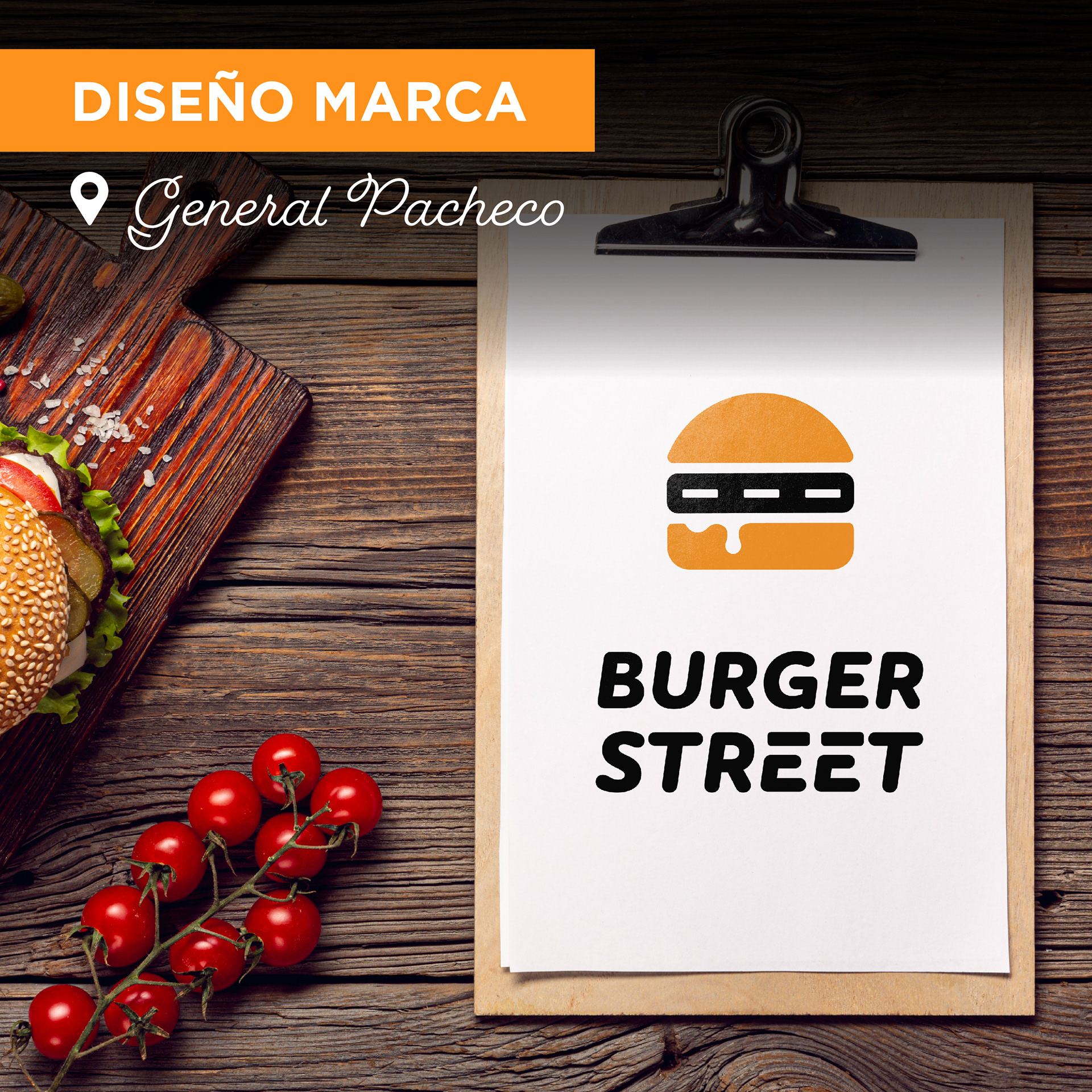 Diseño de Marca | Burger Street | Buenos Aires