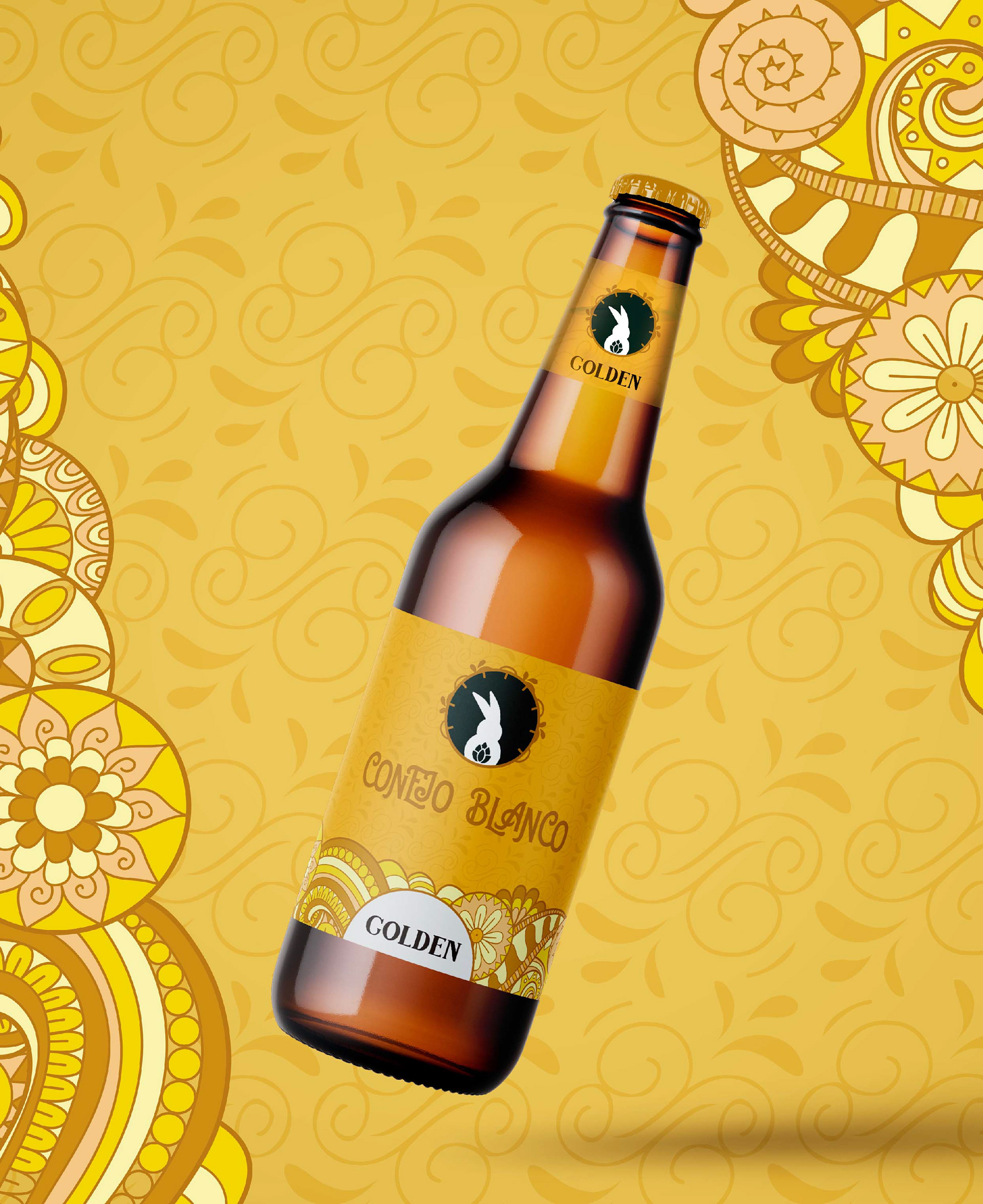 Diseño de Etiquetas Cerveza - Conejo Blanco - Buenos Aires