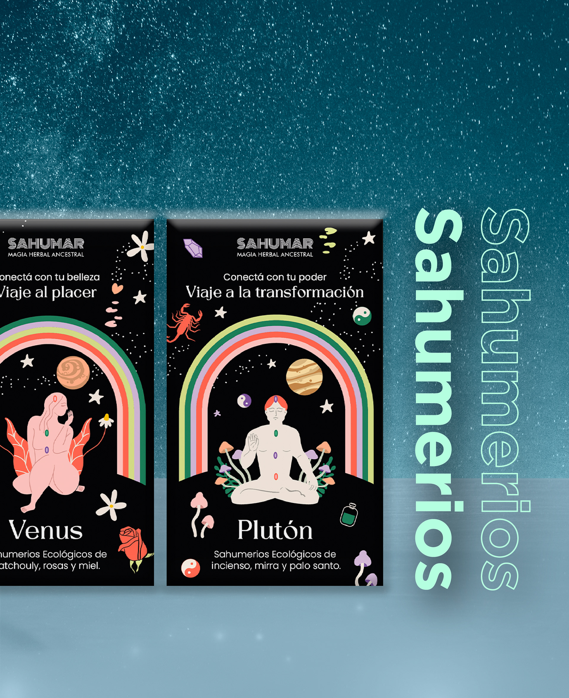 Diseño de Etiqueta y Packaging para Sahumerios | Sahumar | Buenos Aires
