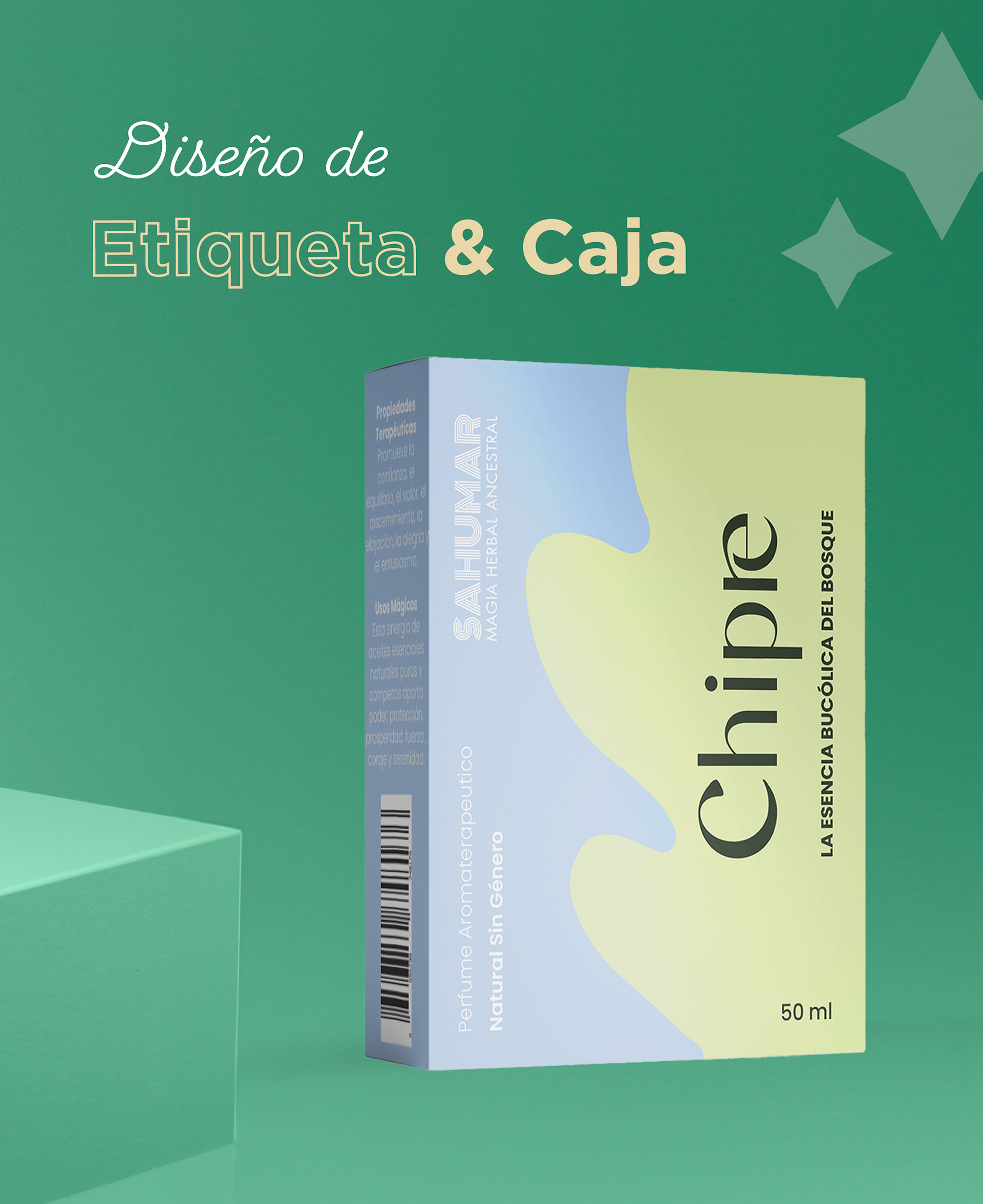 Diseño de Etiqueta y Caja de Perfume | Sahumar | Buenos Aires