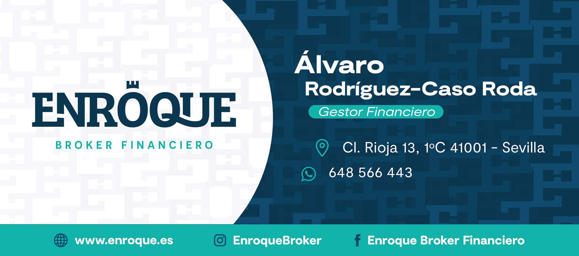 Diseño de Marca | Enroque - Broker Financiero | Sevilla, España
