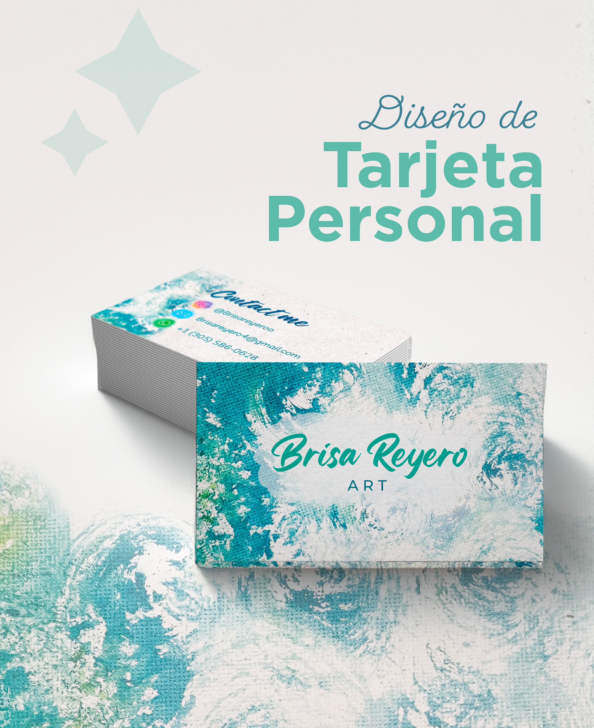 Diseño de Tarjeta Personal - Brisa Reyero | Miami