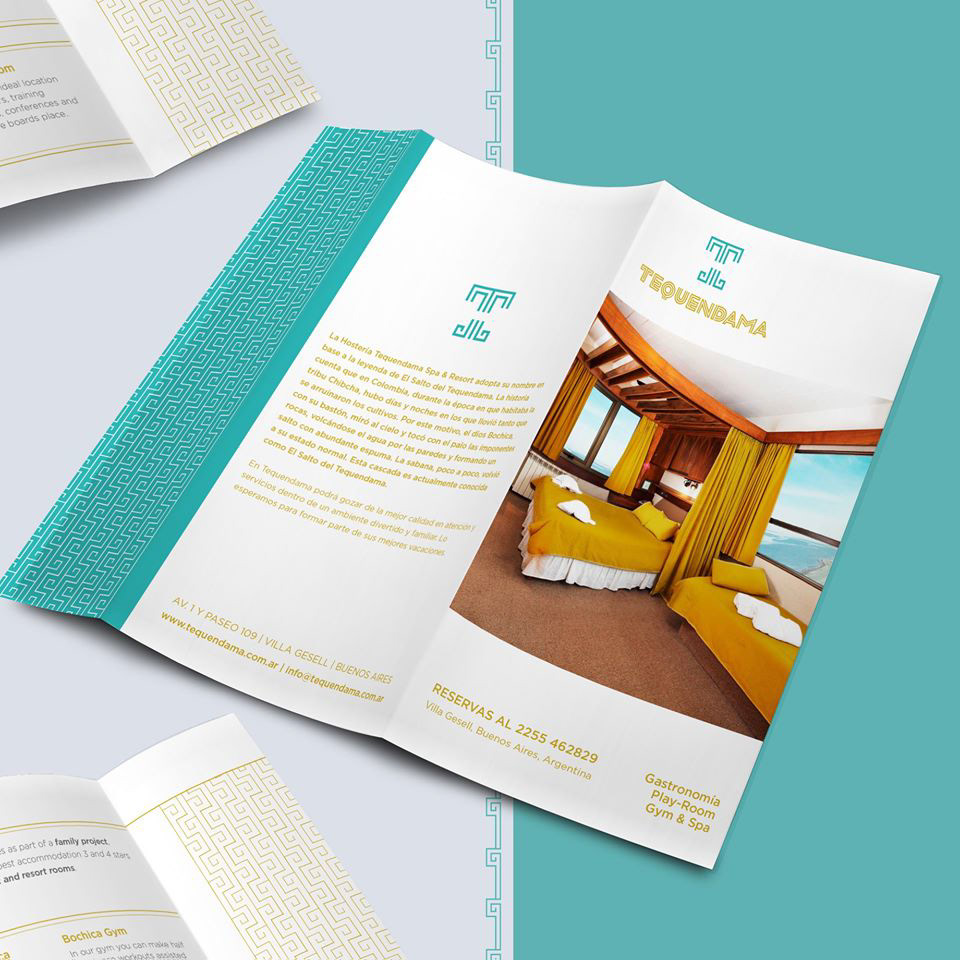 Diseño de Sistema de Trípticos | Hostería Tequendama