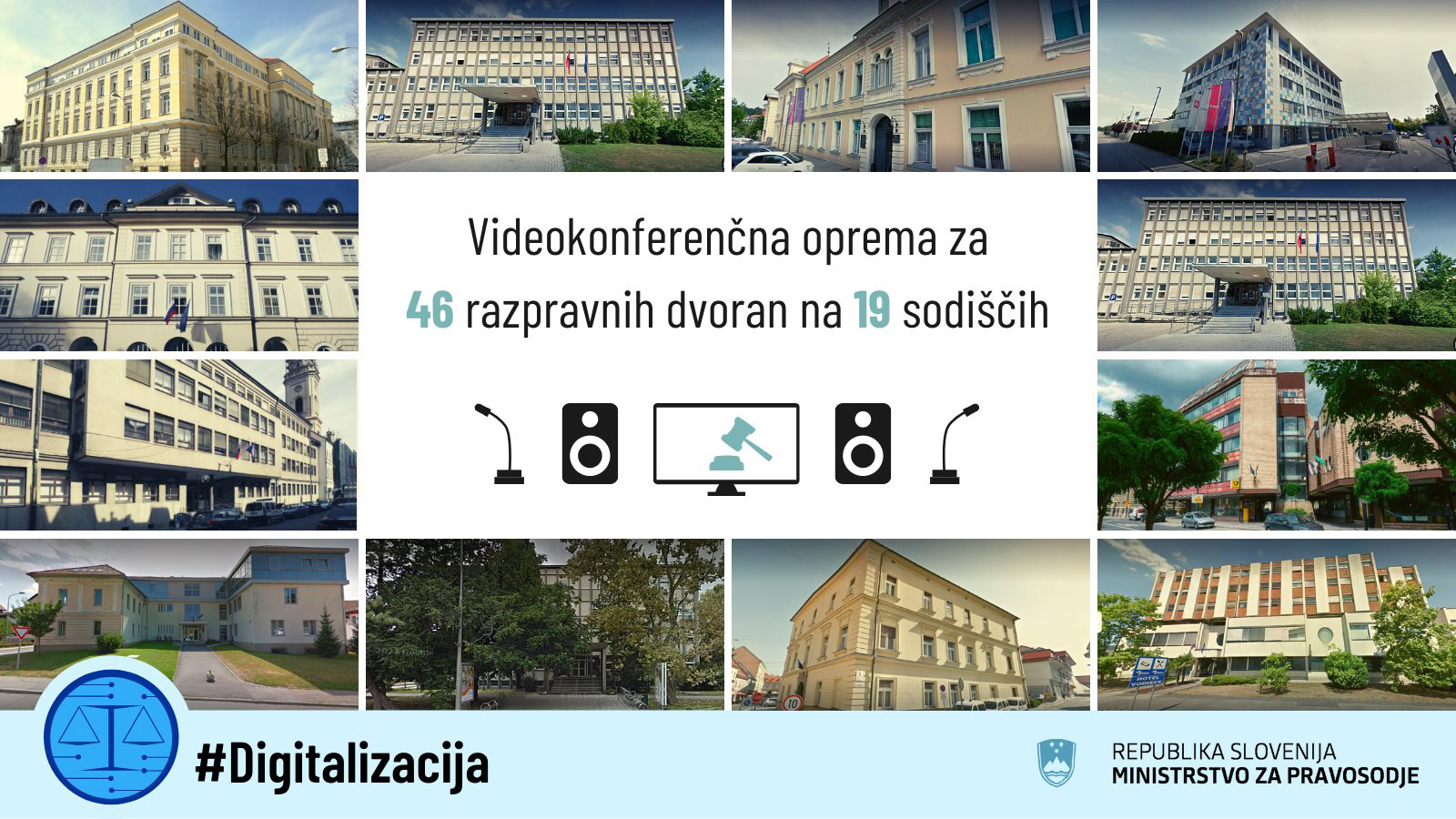 Digitalisation of Courtrooms throughout Slovenia